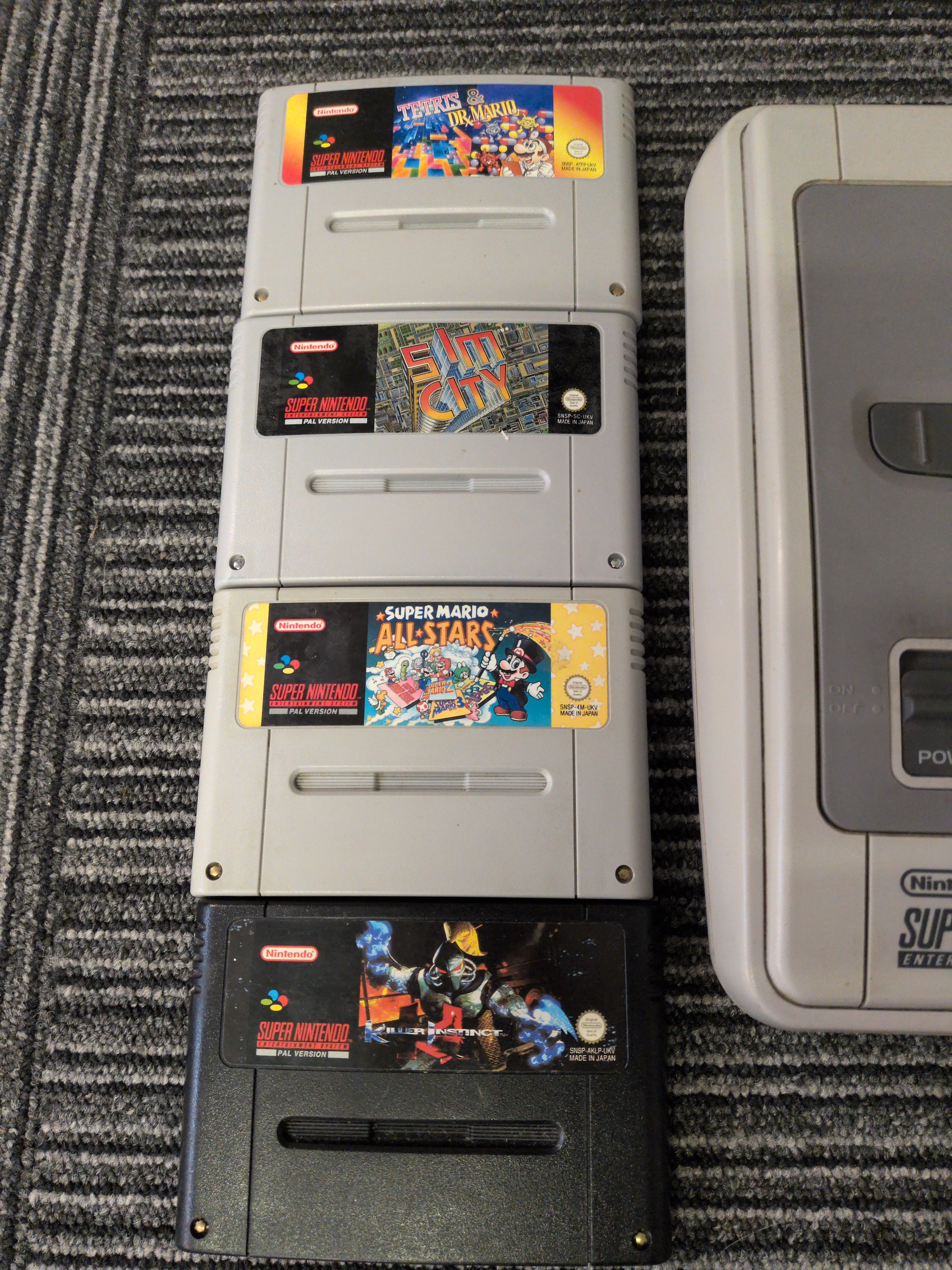Super Nintendo SNES Console & Games Bundle