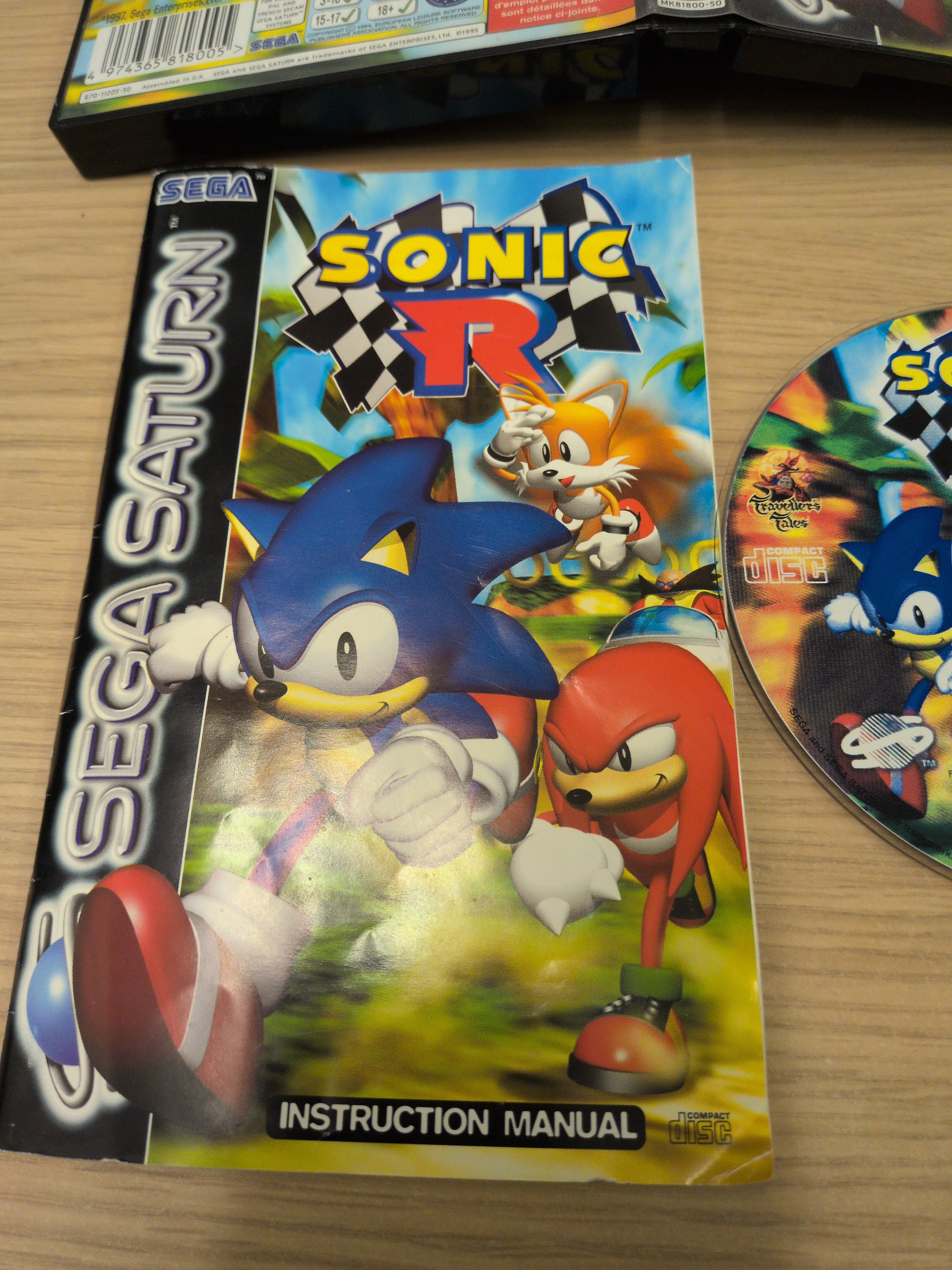 Sonic R Sega Saturn game