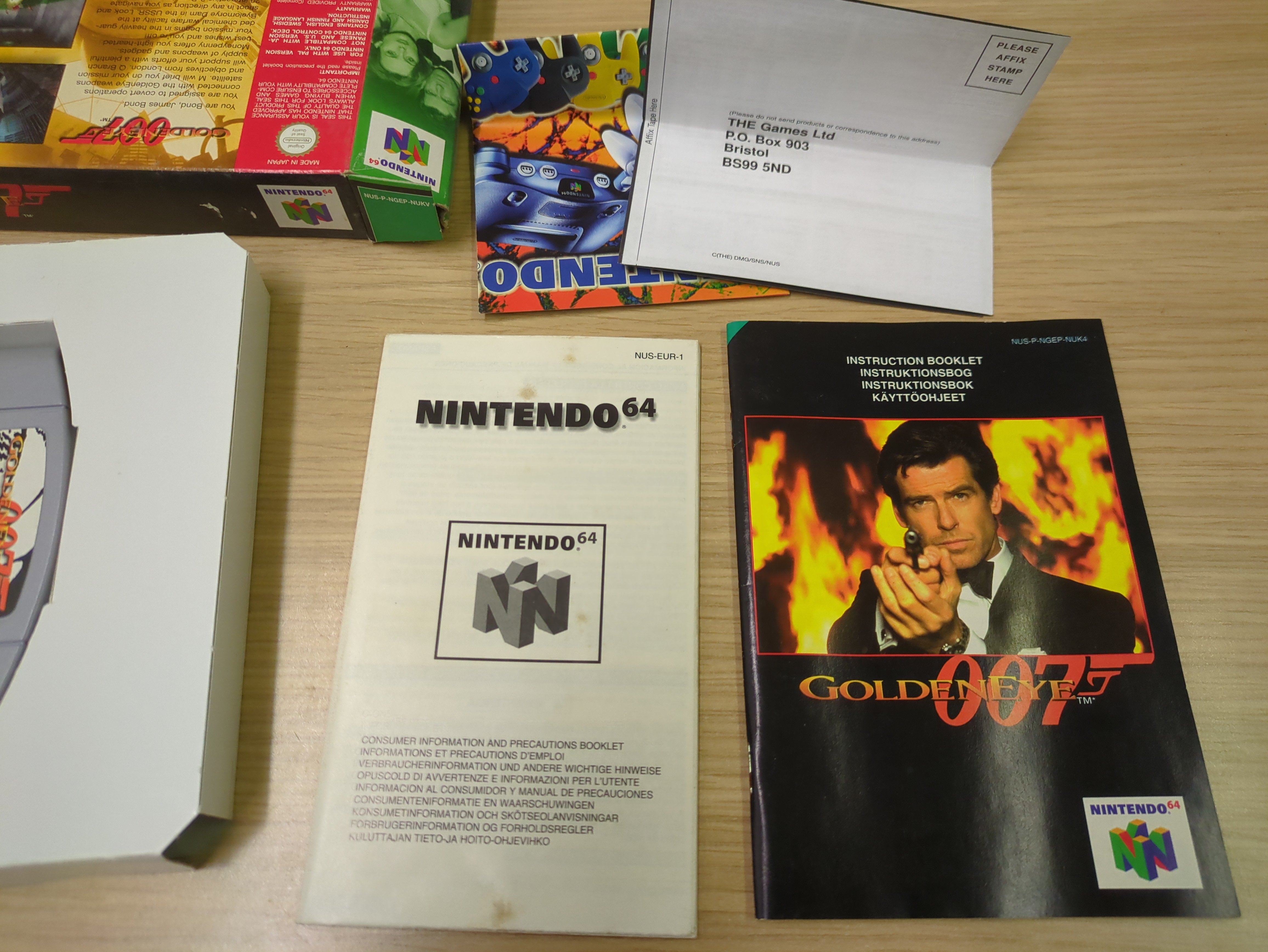 Goldeneye 007 Nintendo N64 game