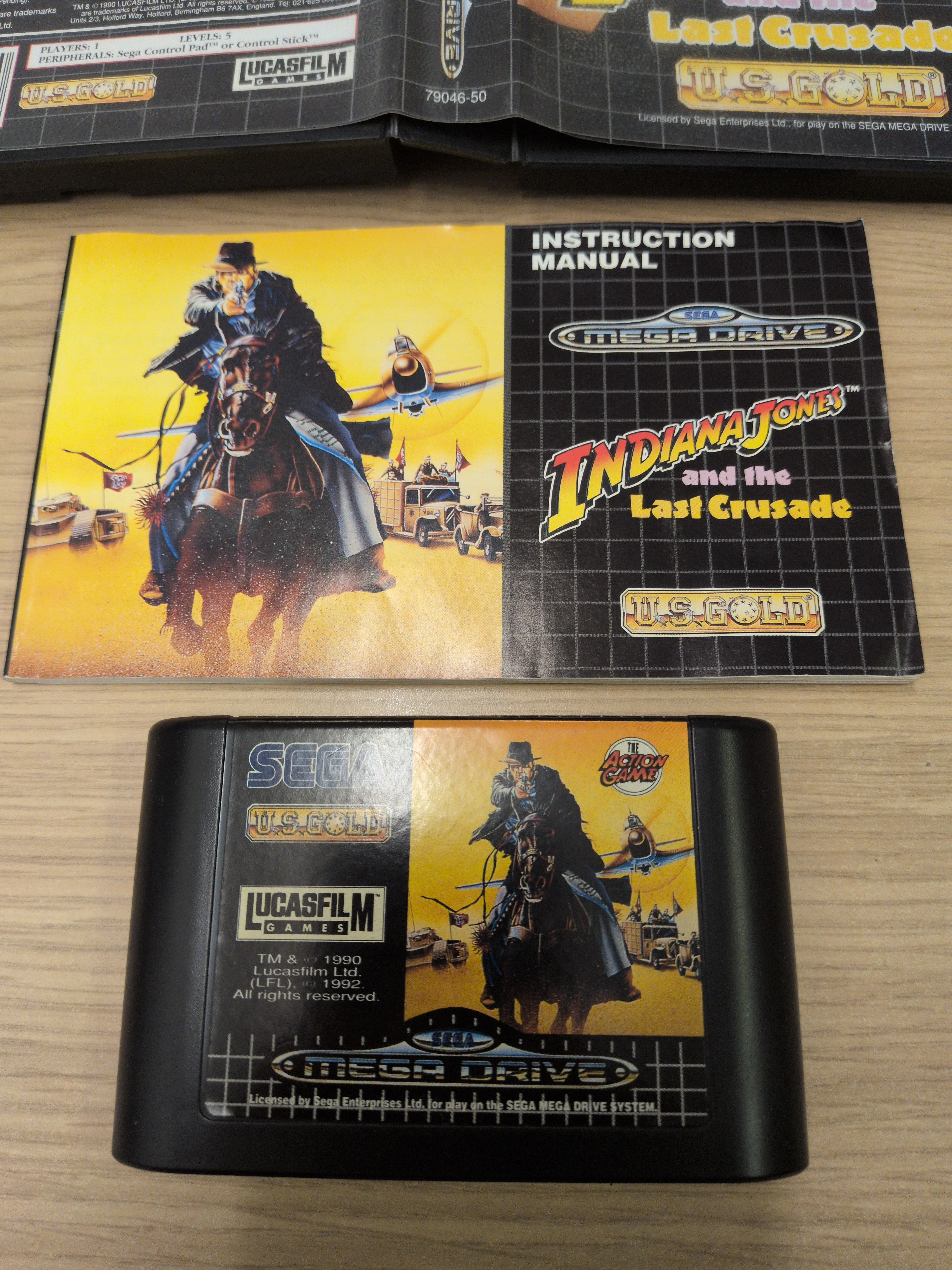 Indiana Jones and the Last Crusade Sega Mega Drive game