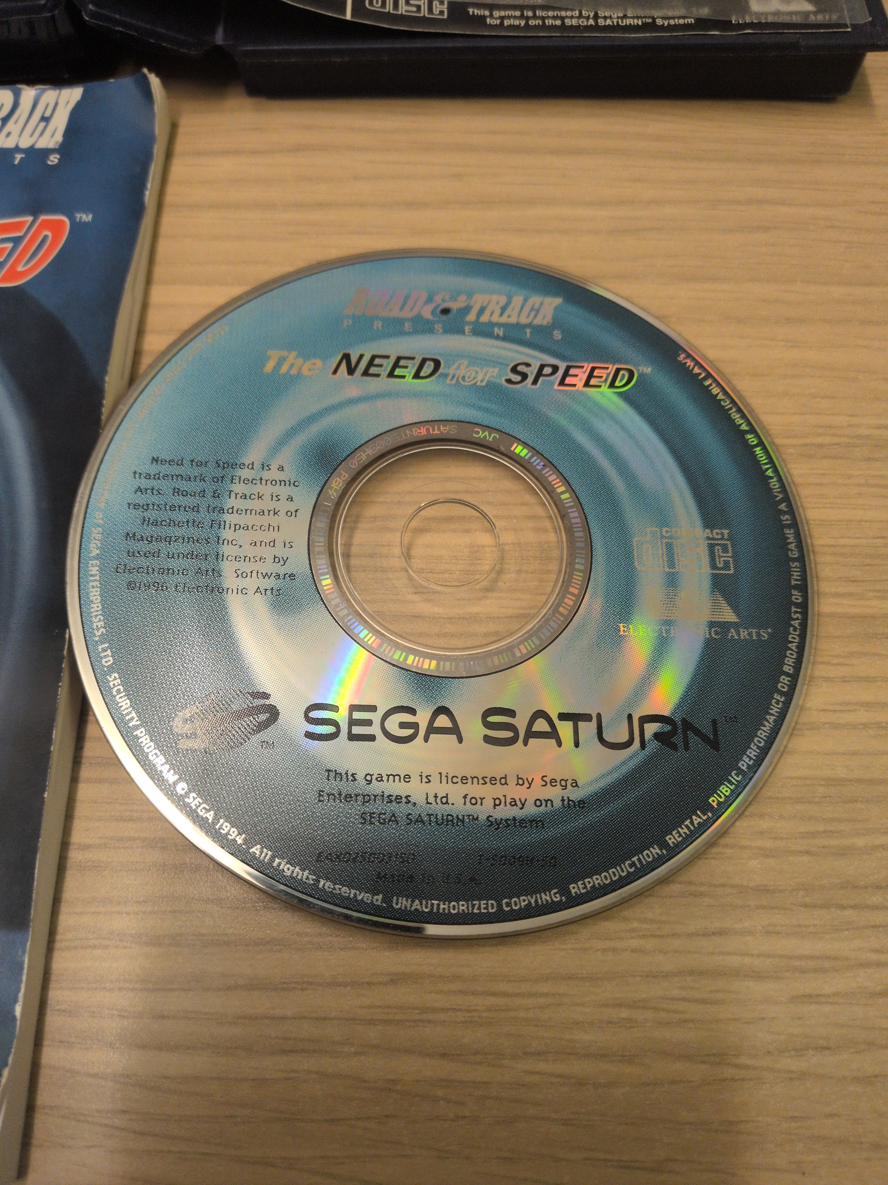 The Need For Speed Sega Saturn game