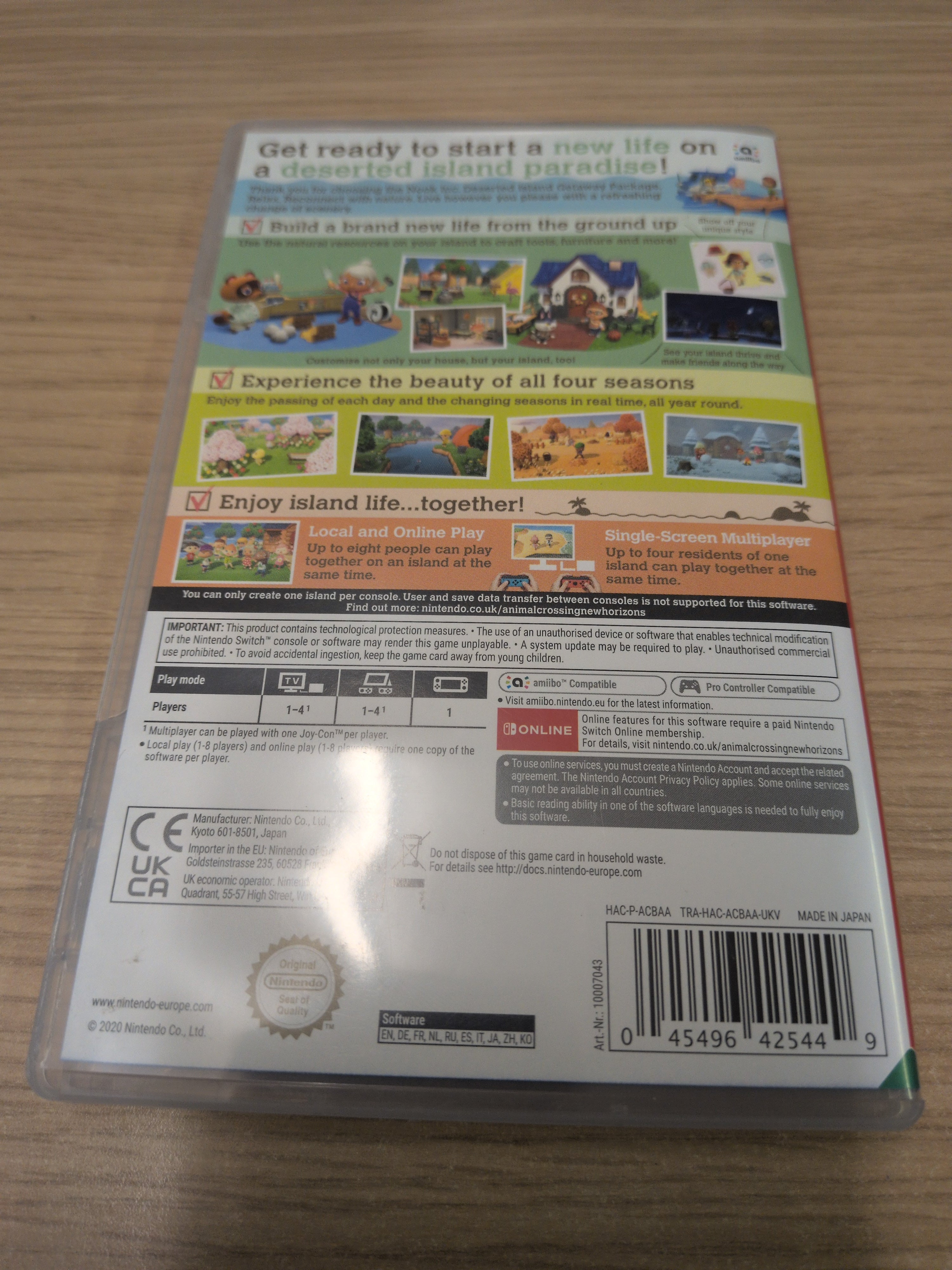 Animal Crossing Nintendo Switch game