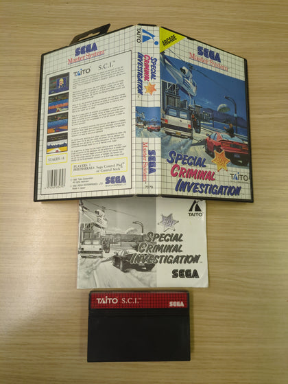 Special Criminal Investigation Sega Master System game