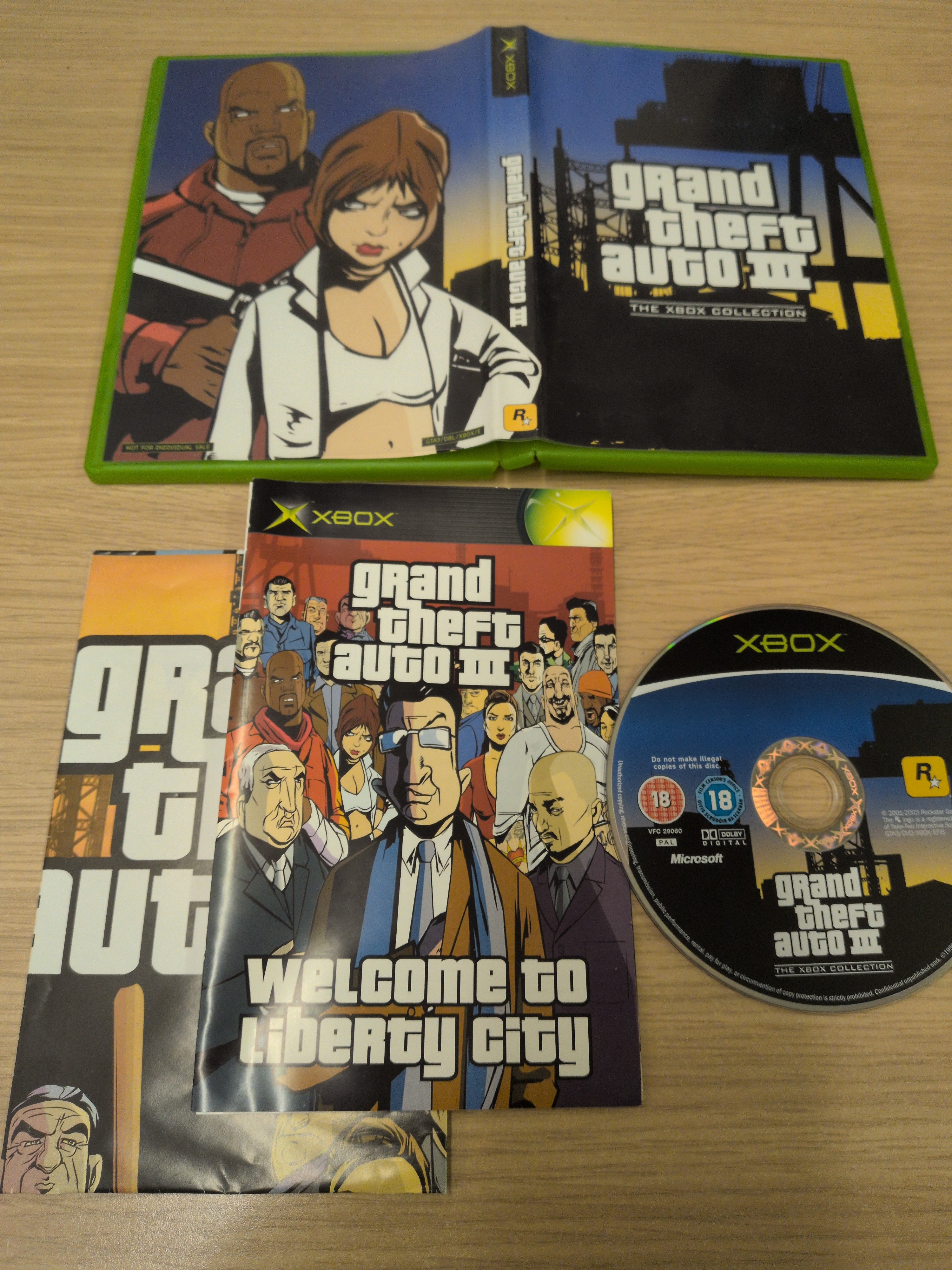 Grand Theft Auto: Double Pack original Xbox game