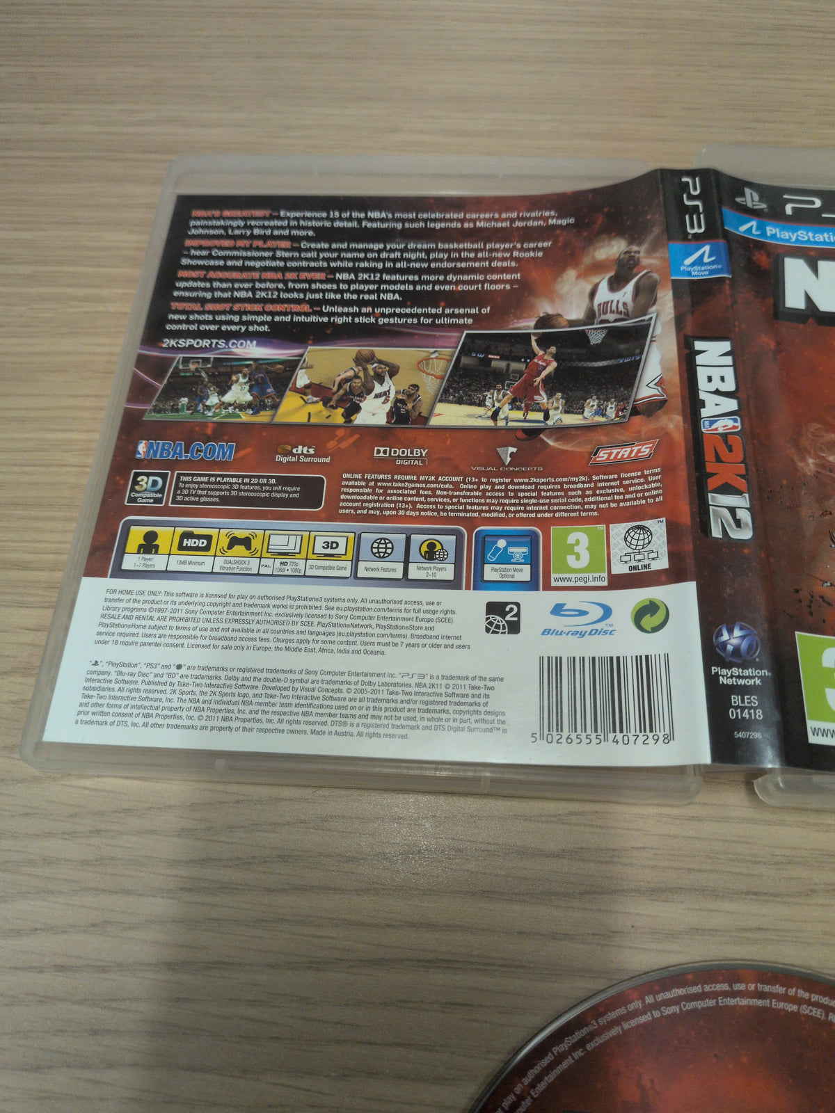 NBA 2K12 Sony PS3 game
