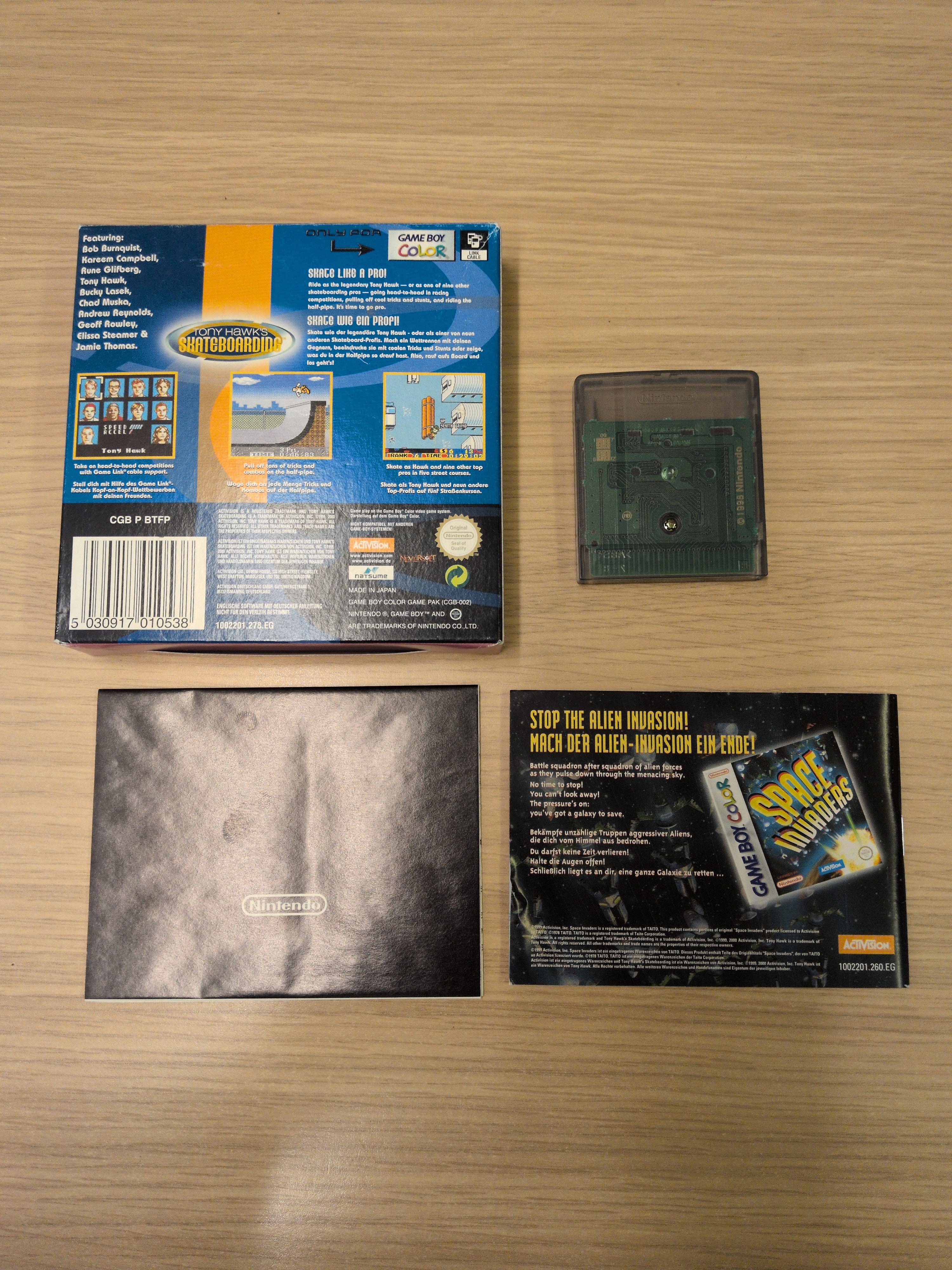 Tony Hawks Skateboarding Nintendo Game Boy Color Boxed