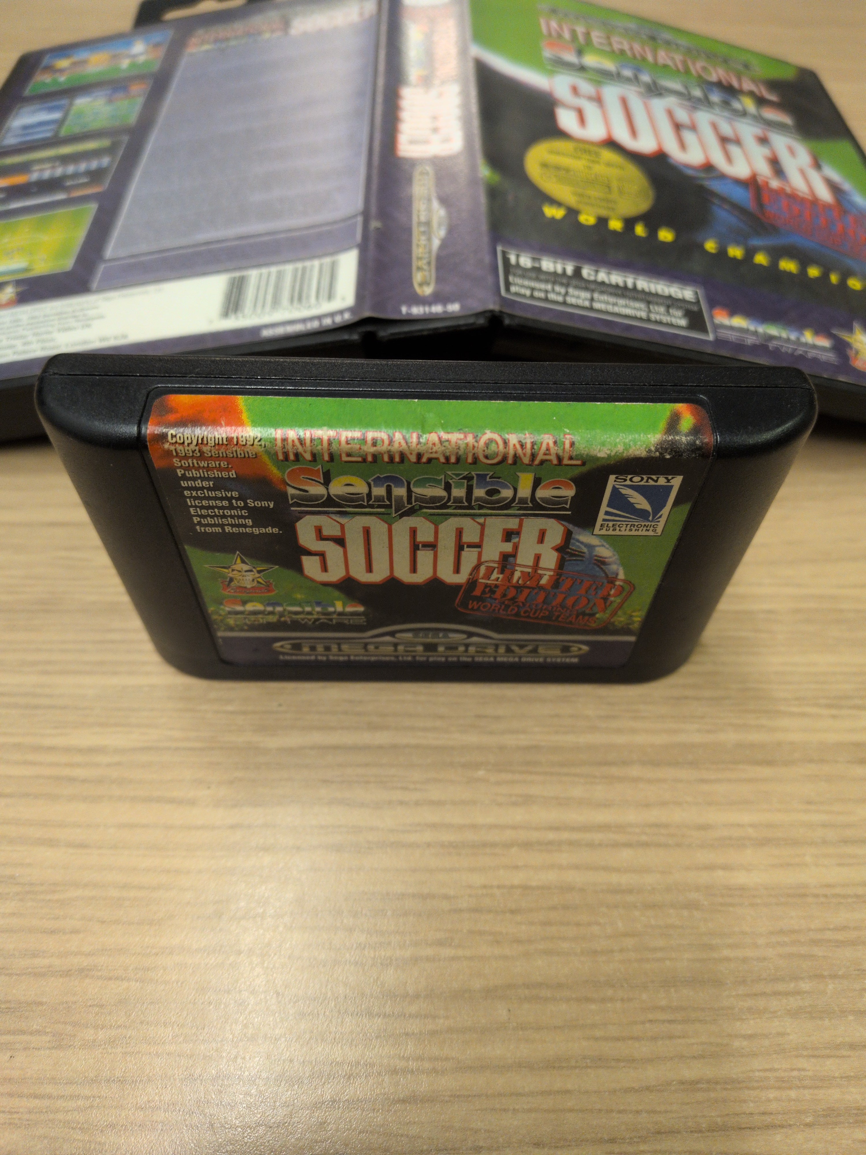 International Sensible Soccer Limited Edition Sega Mega Drive game