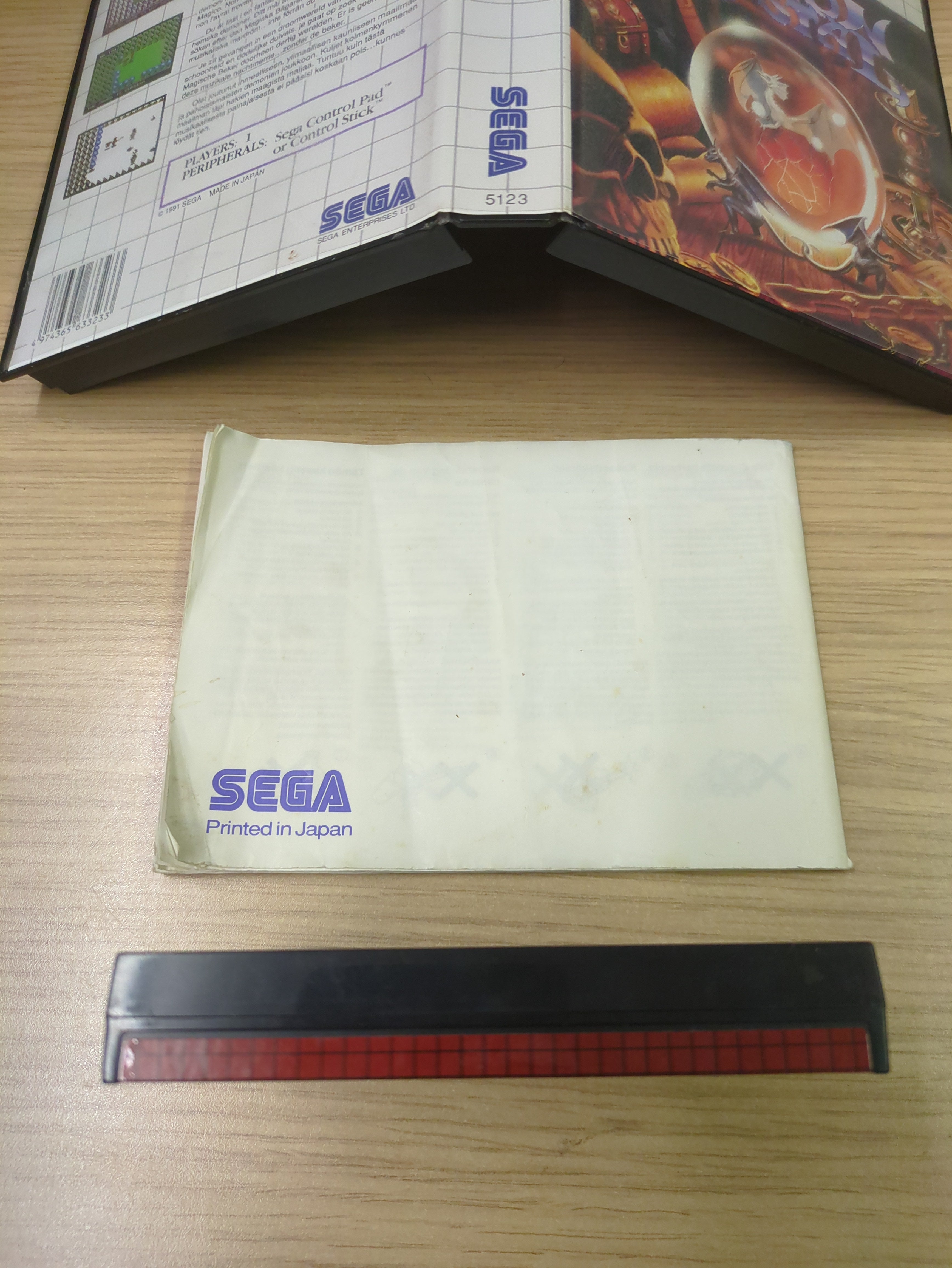 Dragon Crystal Sega Master System game