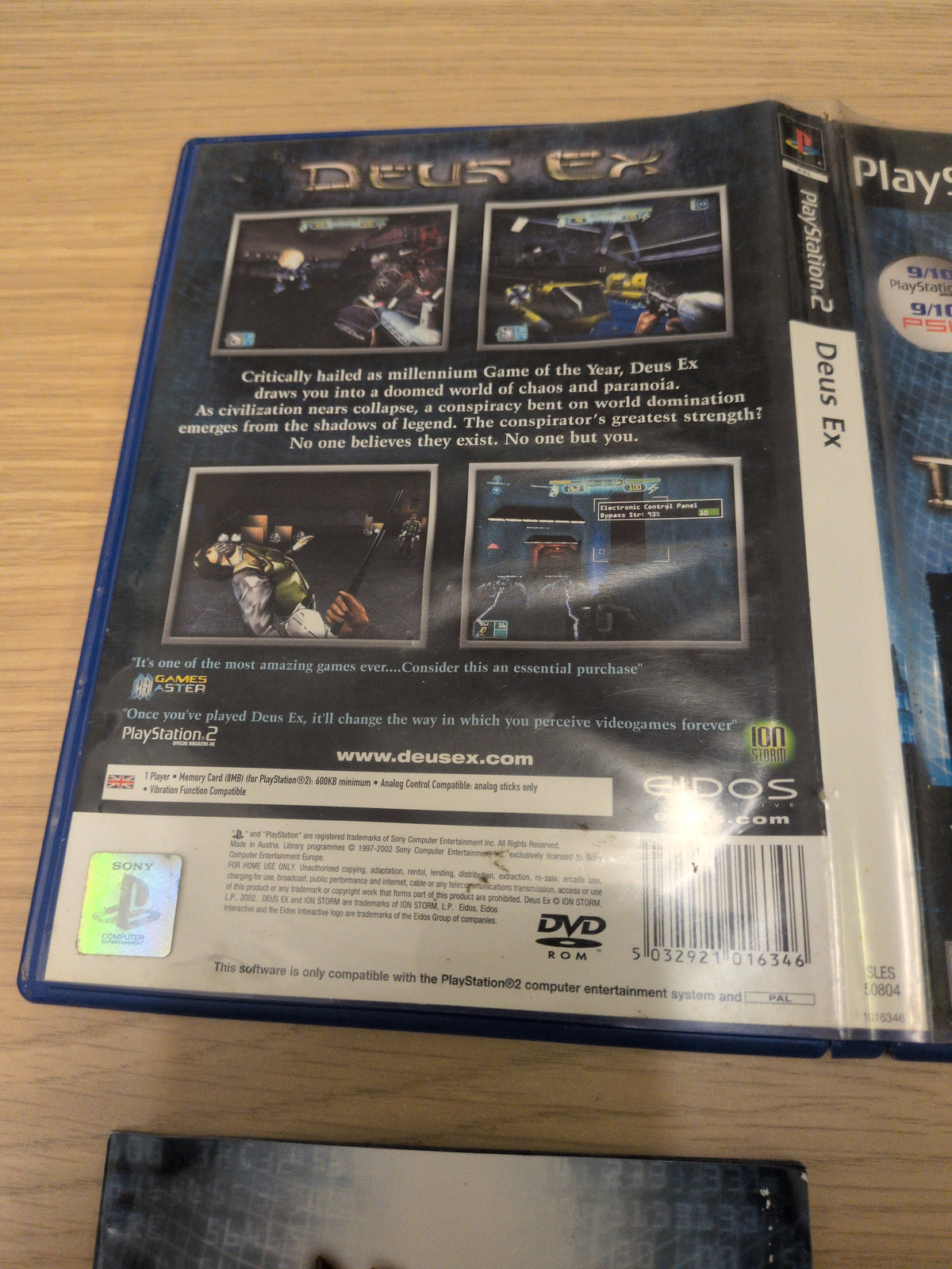 Deus Ex: The Conspiracy Sony PS2 game