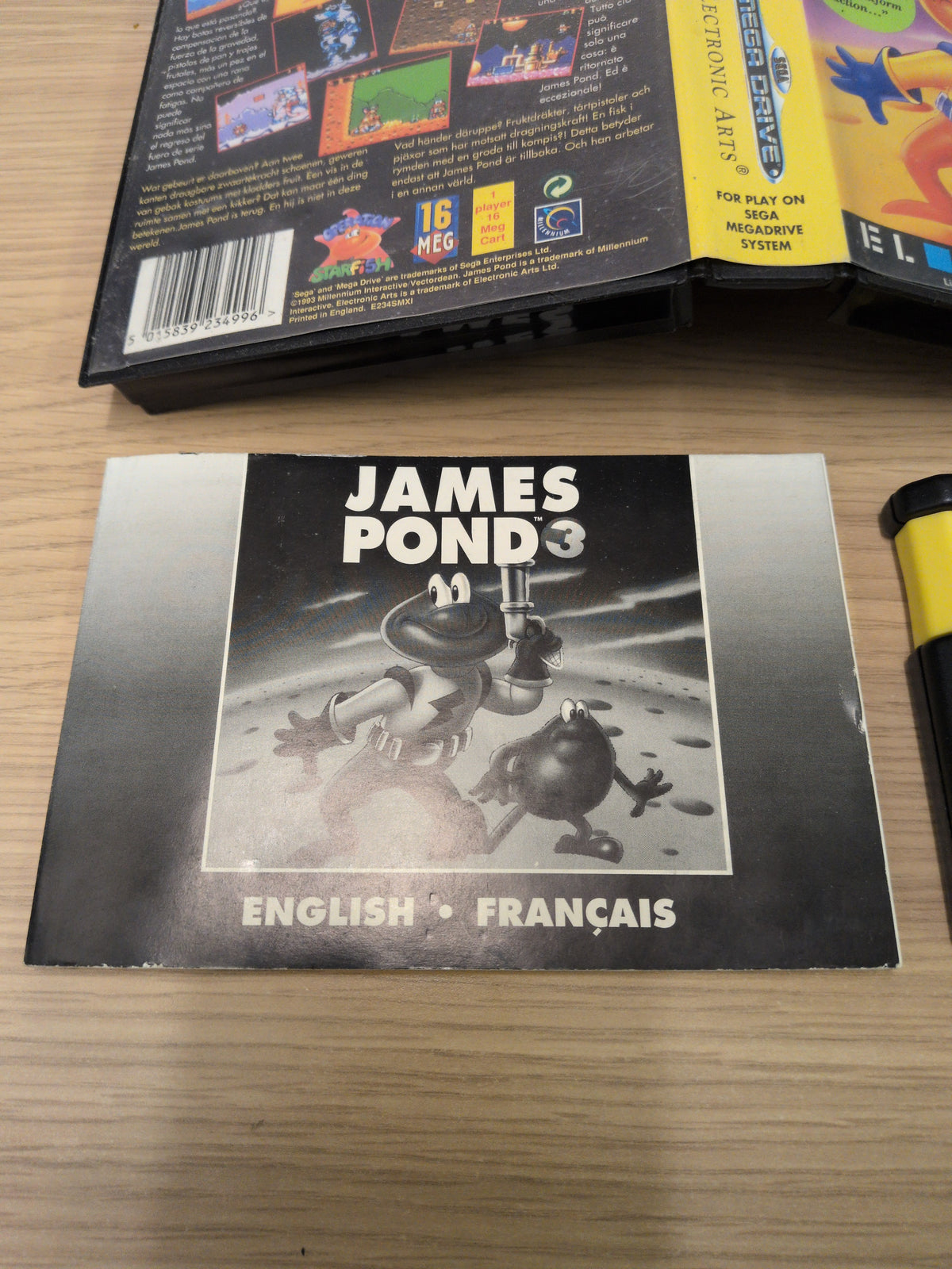 James Pond 3: Operation Starfish Sega Mega Drive game