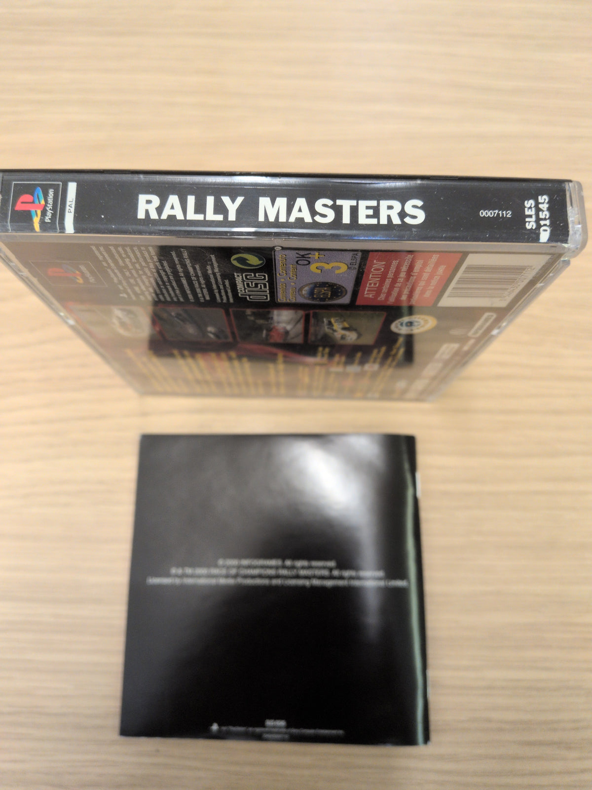 Rally Masters Michelin Race of Champions Sony PS1 game