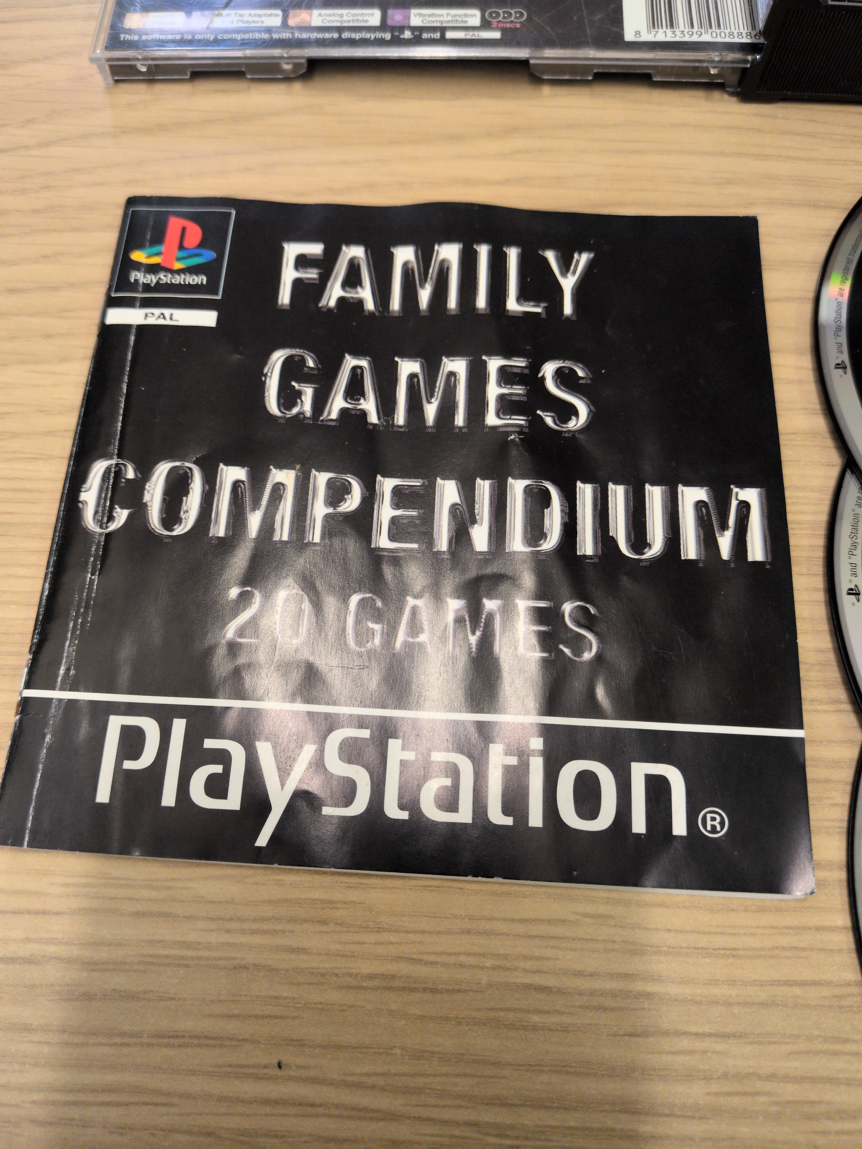 Family Games Compendium Sony PS1 game