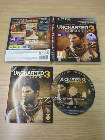 Uncharted 3: Drake's Deception Game of The Year Edition Sony PS3 game