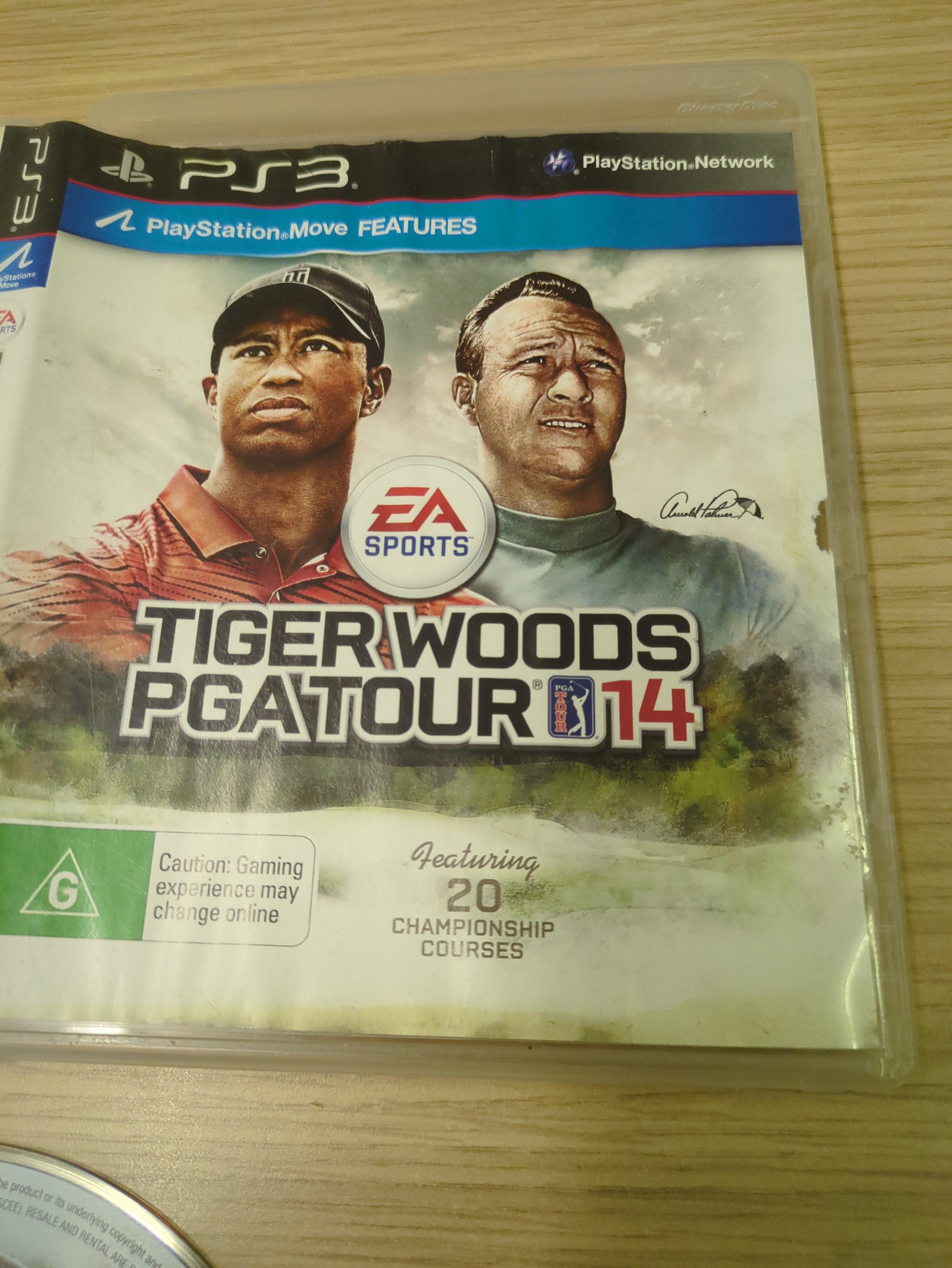 Tiger Woods PGA Tour 14 Region 4 Sony PS3 game