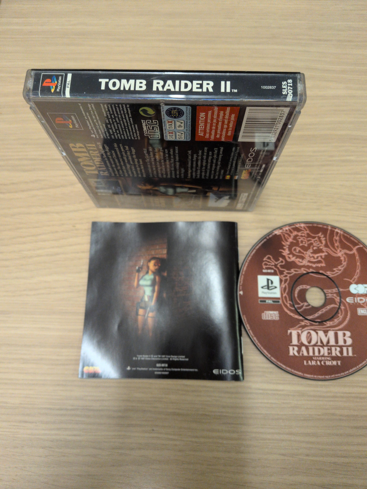 Tomb Raider II Sony PS1 game