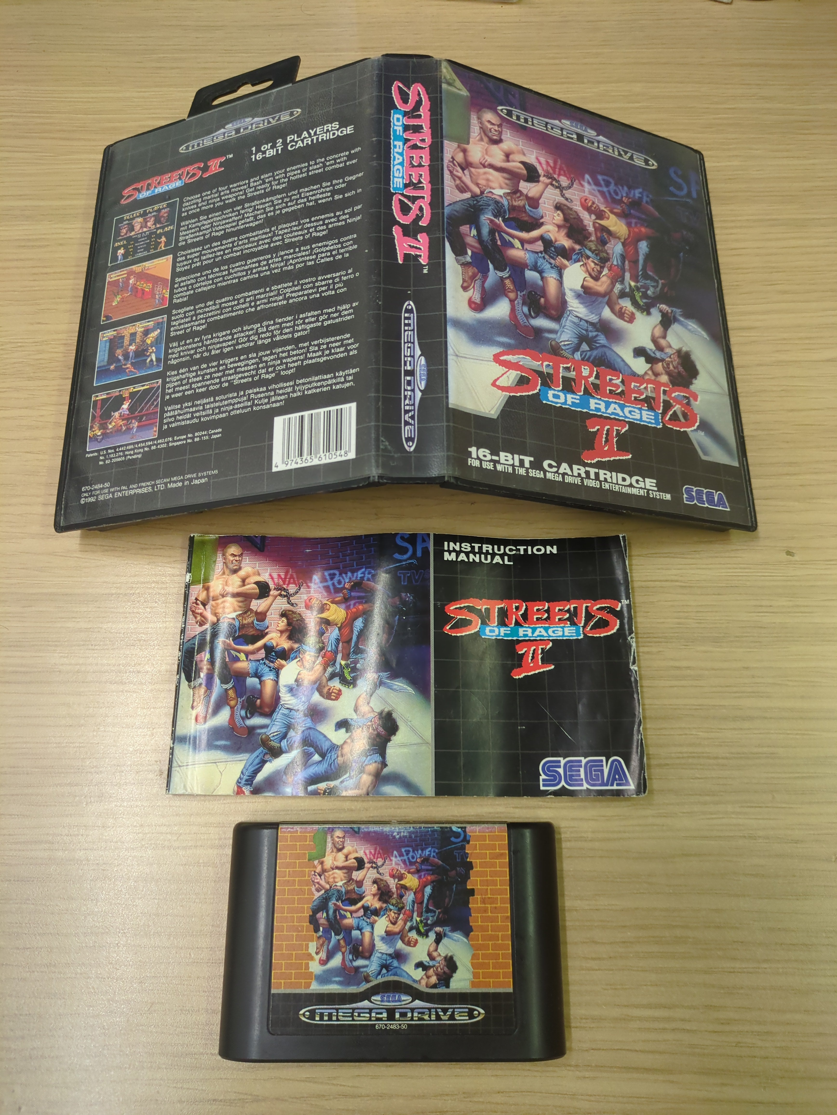 Streets of Rage II Sega Mega Drive game