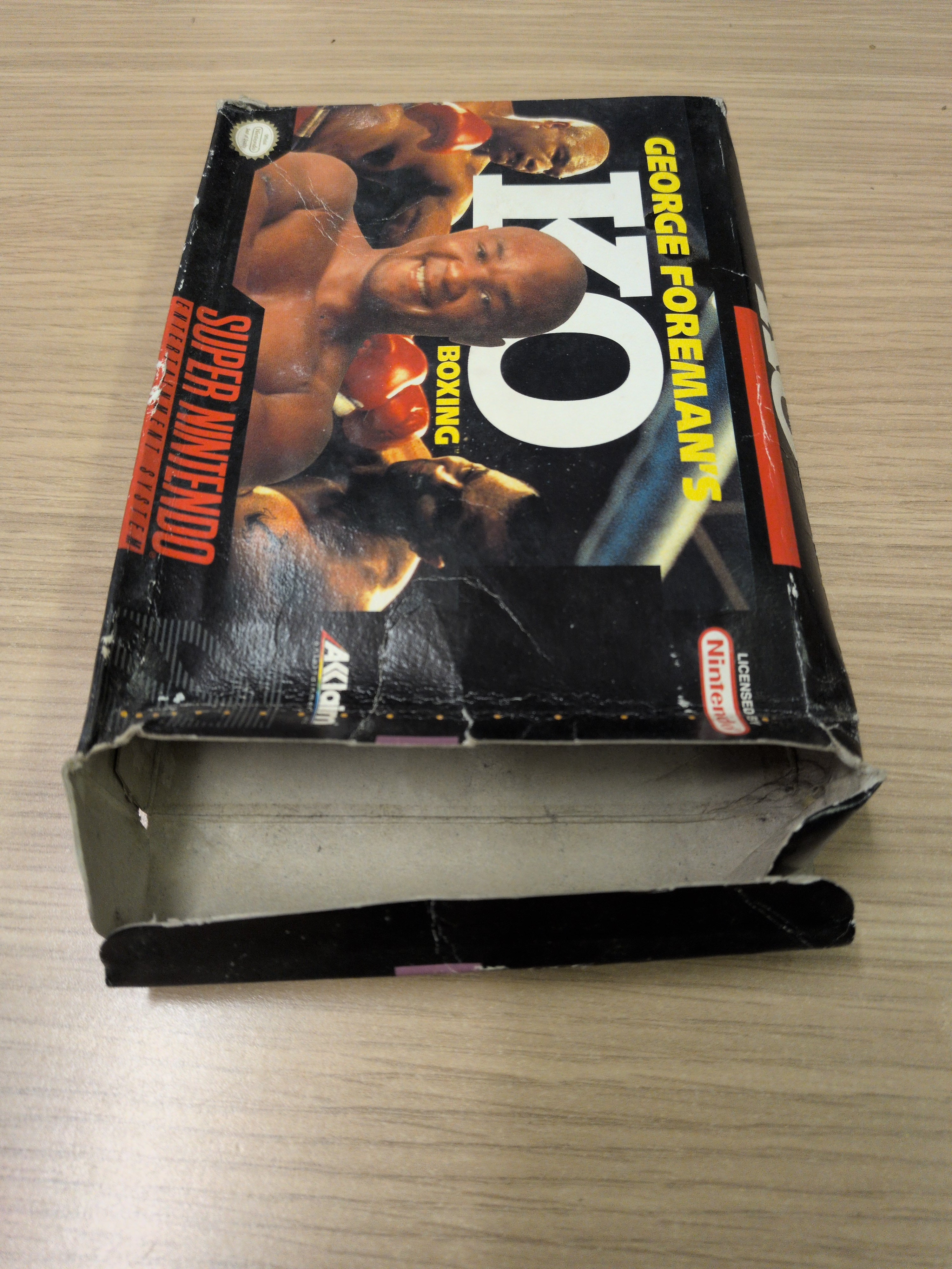 George Foreman's KO Boxing Snes game NTSC