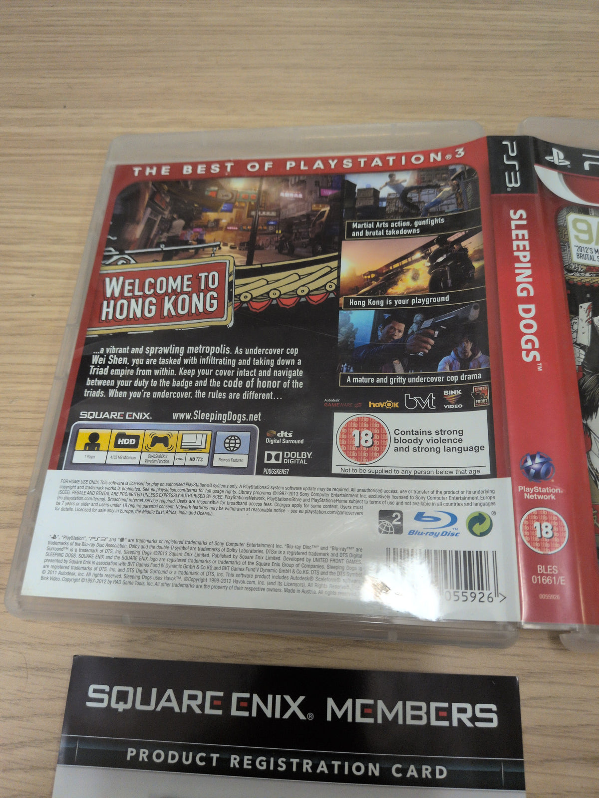 Sleeping Dogs Essentials Sony PS3 game