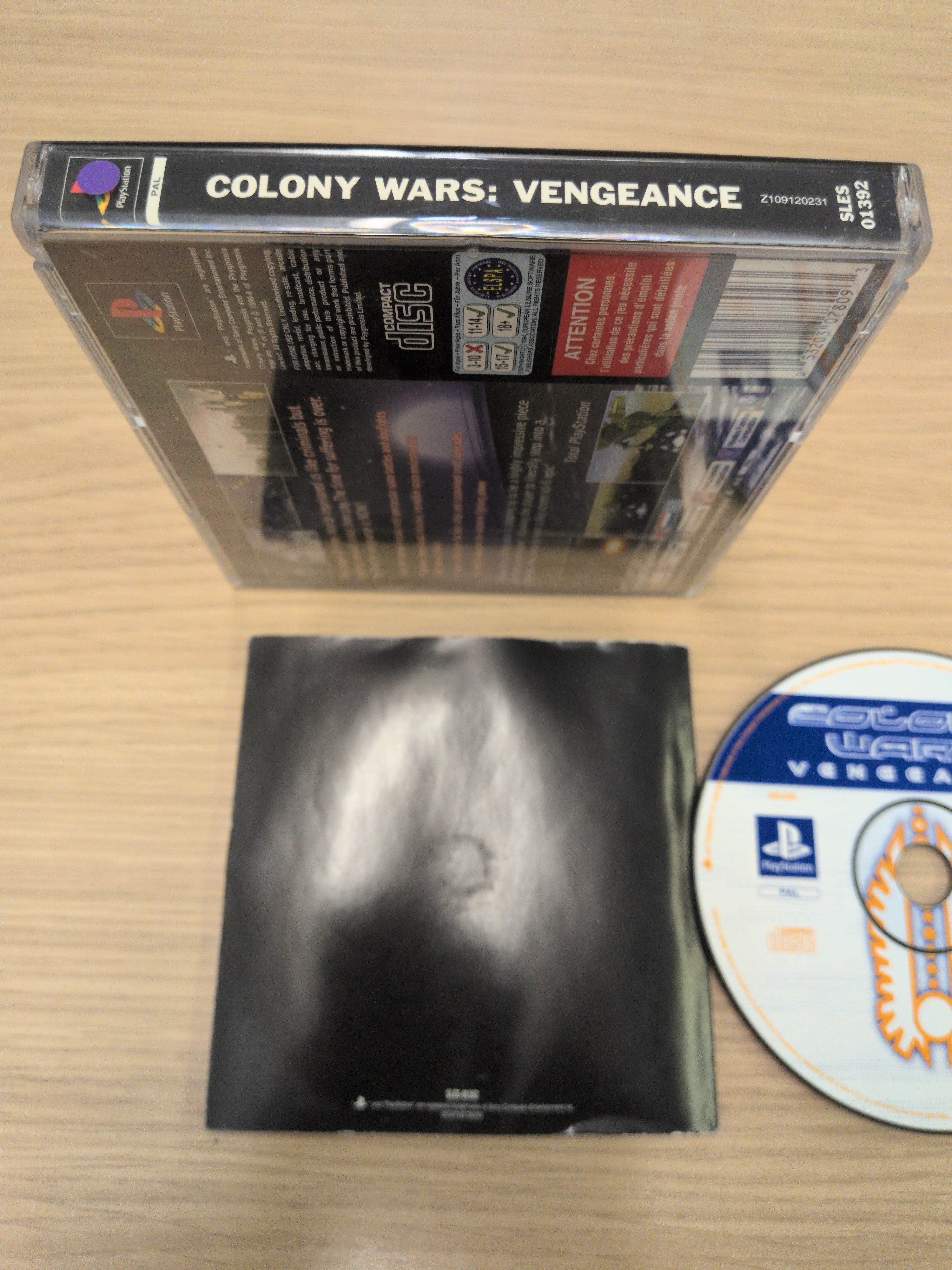 Colony Wars Vengeance Sony PS1 game