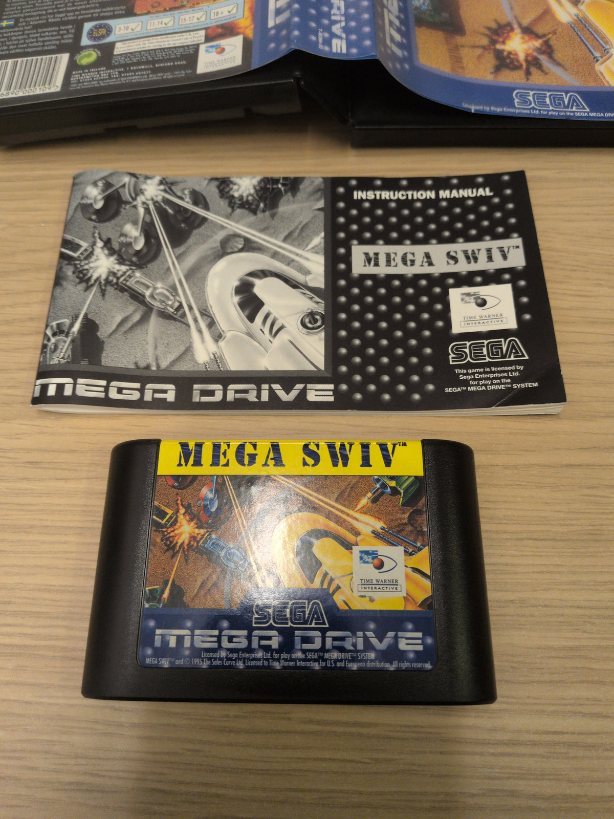 Mega Swiv Sega Mega Drive game
