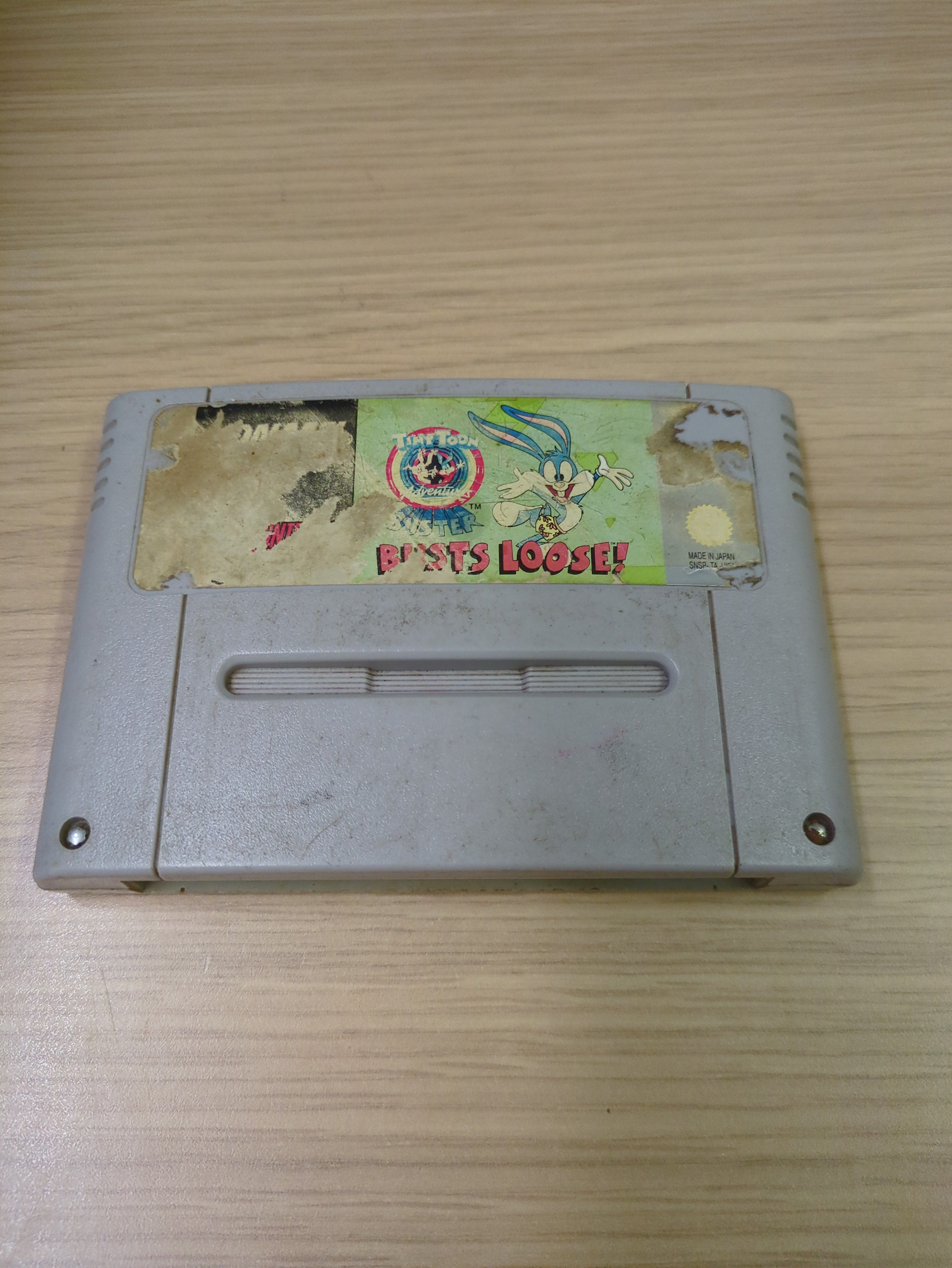 Tiny Toon Adventures Buster Busts Loose Super Nintendo SNES game Cart Only
