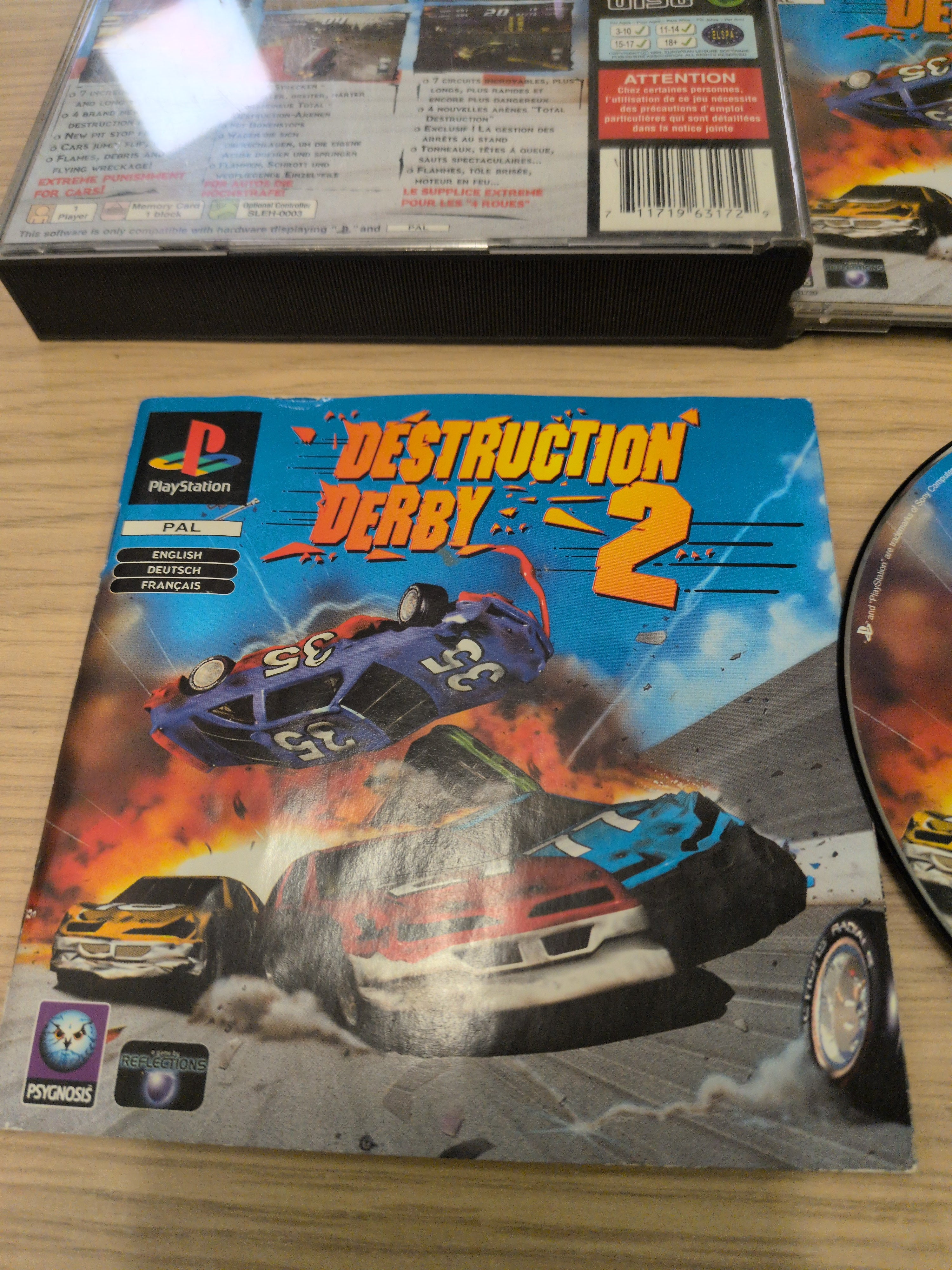 Destruction Derby 2 (Big Box) Sony PS1 game