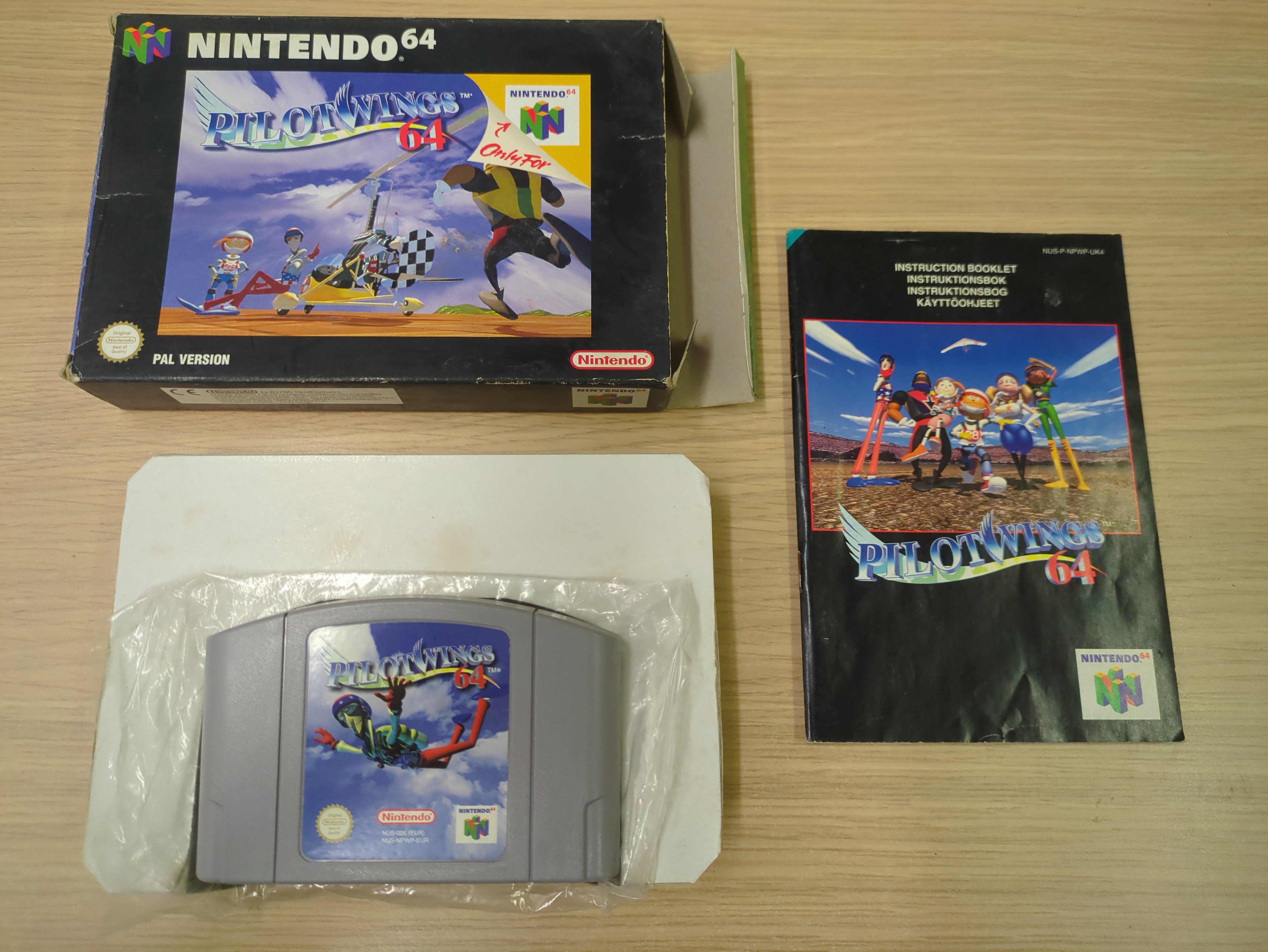 Pilot Wings 64 Nintendo N64 game