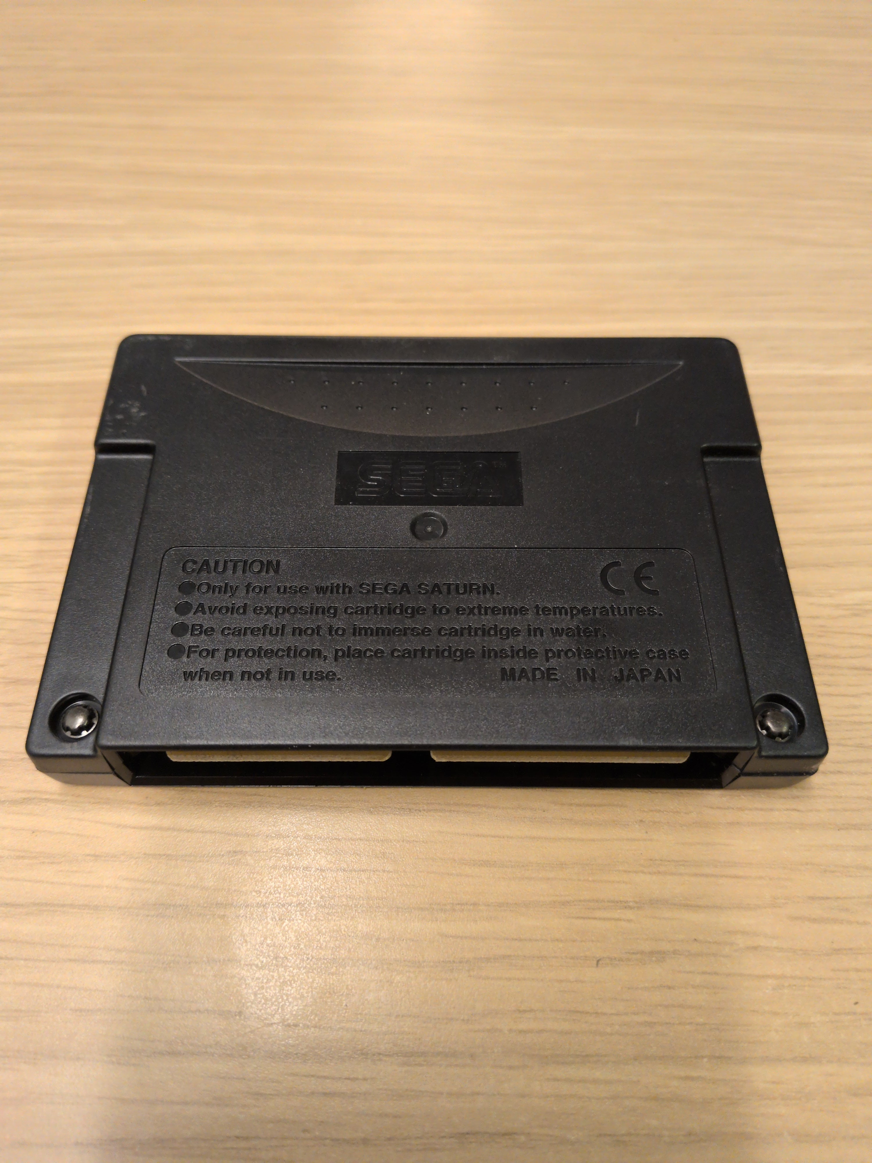 Official Memory Card (Black) Sega Saturn
