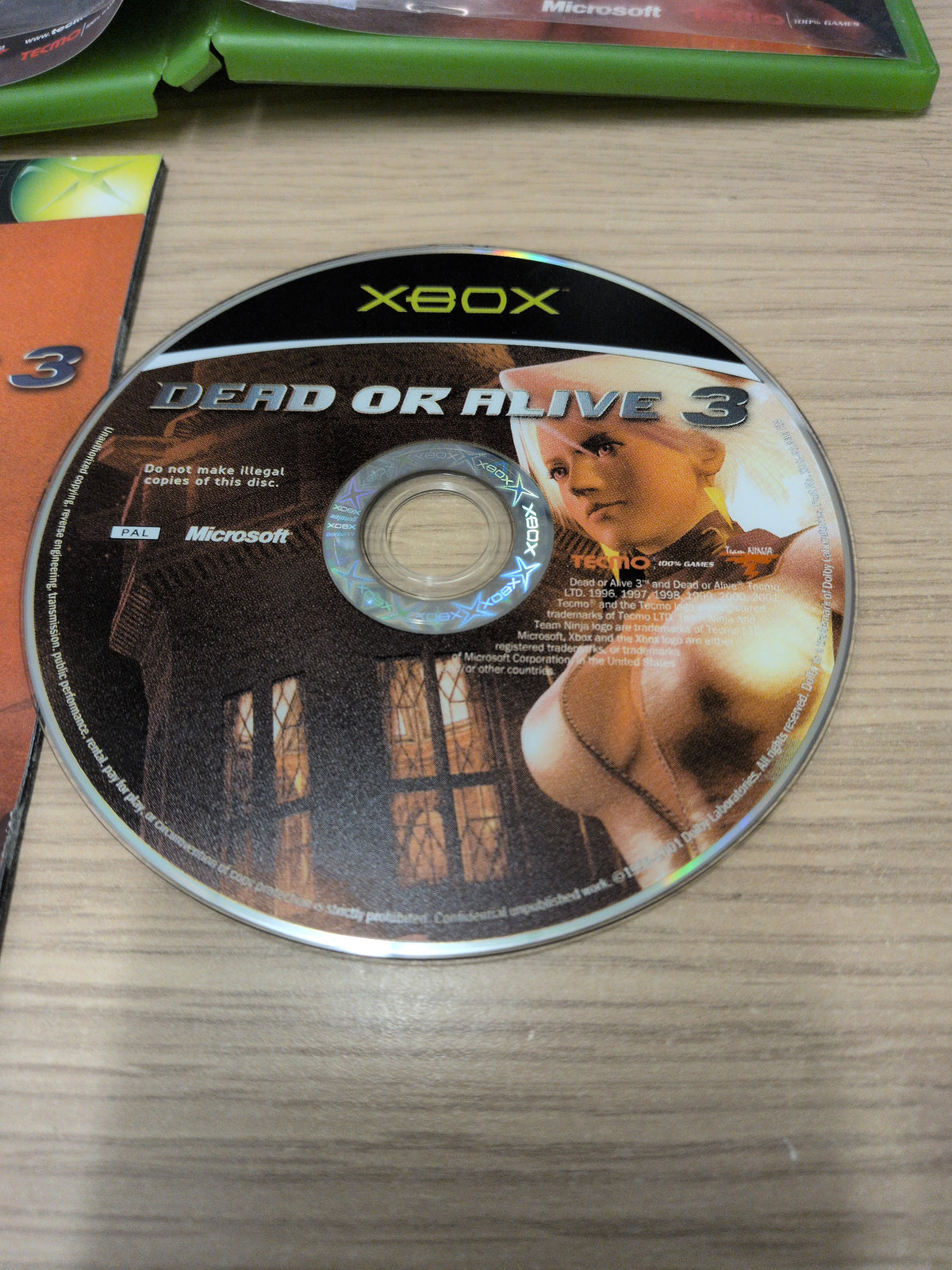 Dead or Alive 3 original Xbox game