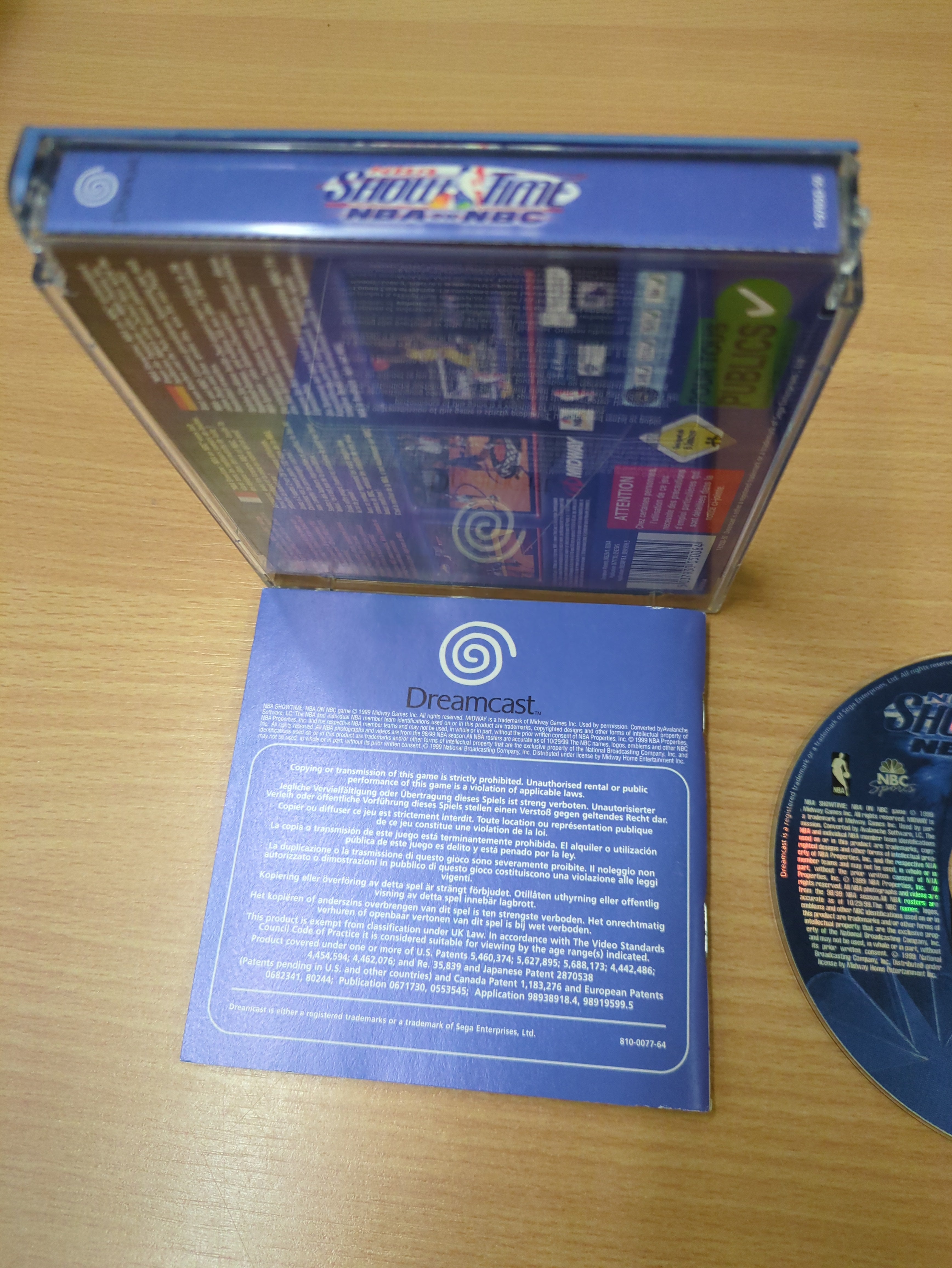NBA Showtime: NBA on NBC Sega Dreamcast game