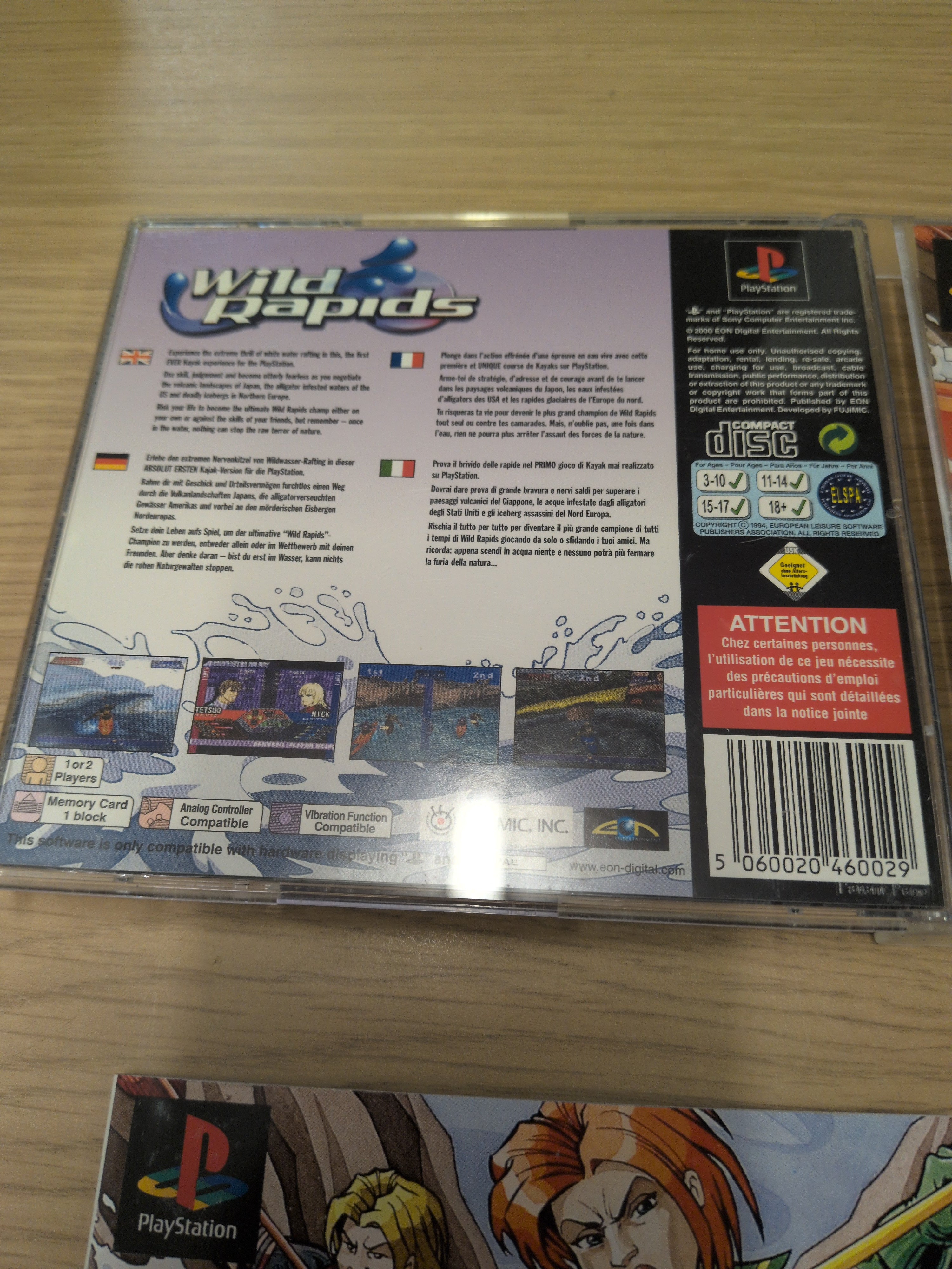 Wild Rapids Sony PS1 game
