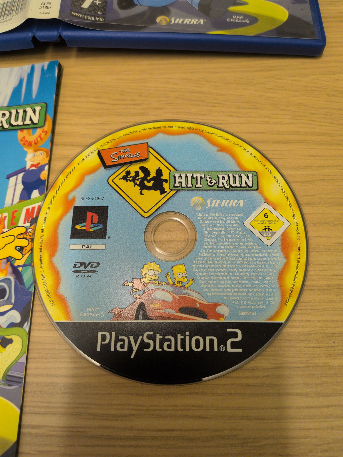 The Simpsons: Hit & Run Sony PS2 game