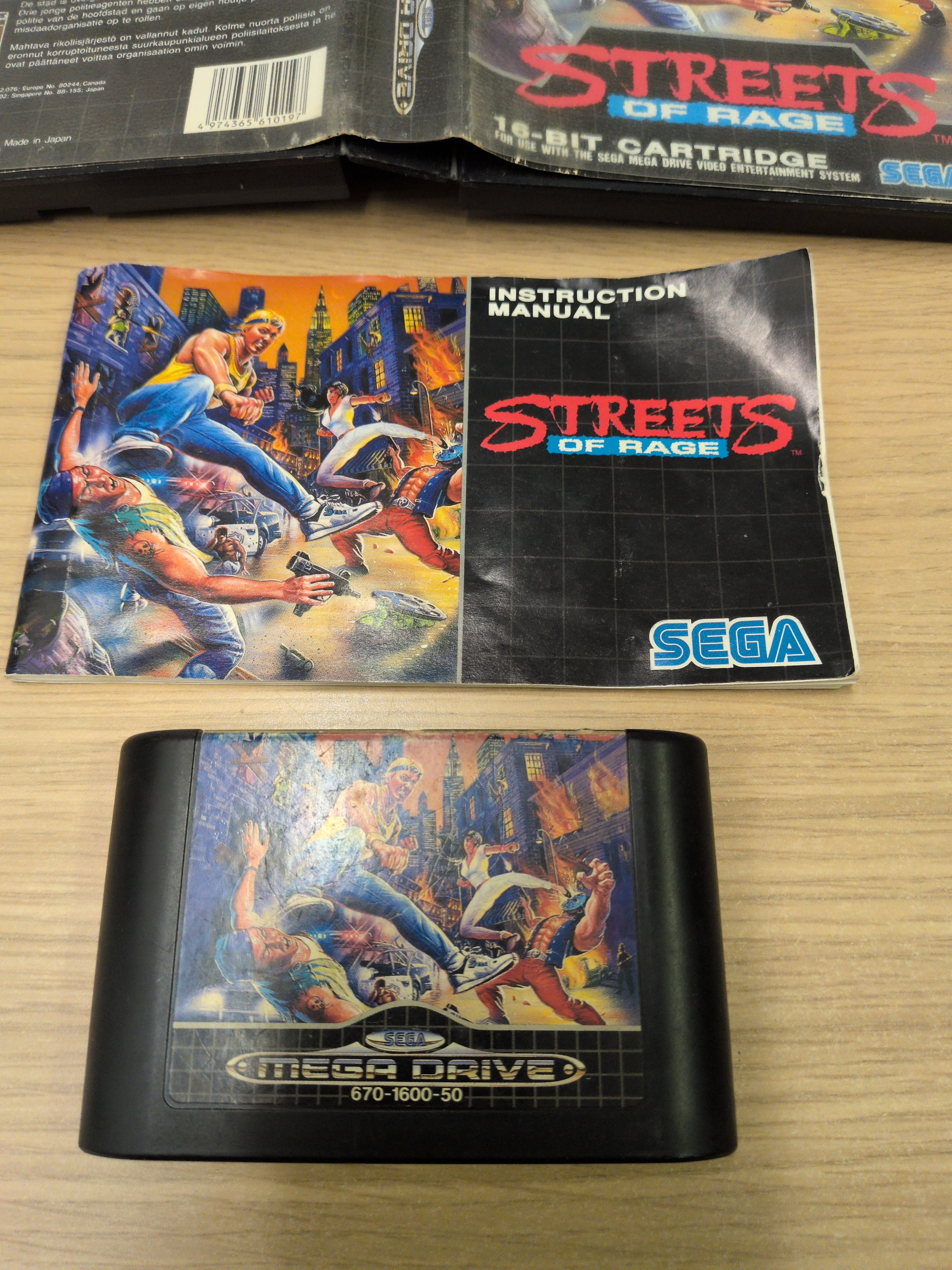 Streets of Rage Sega Mega Drive game