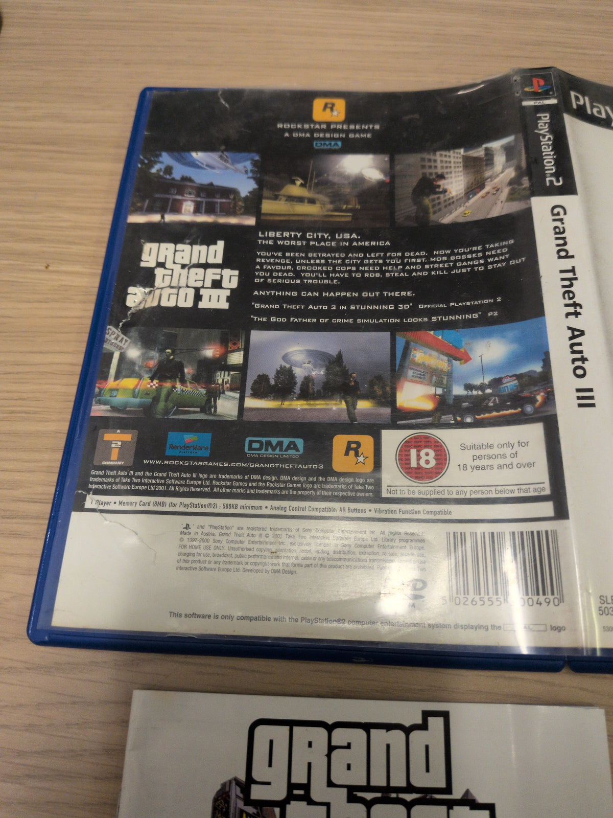 Grand Theft Auto III Sony PS2 game