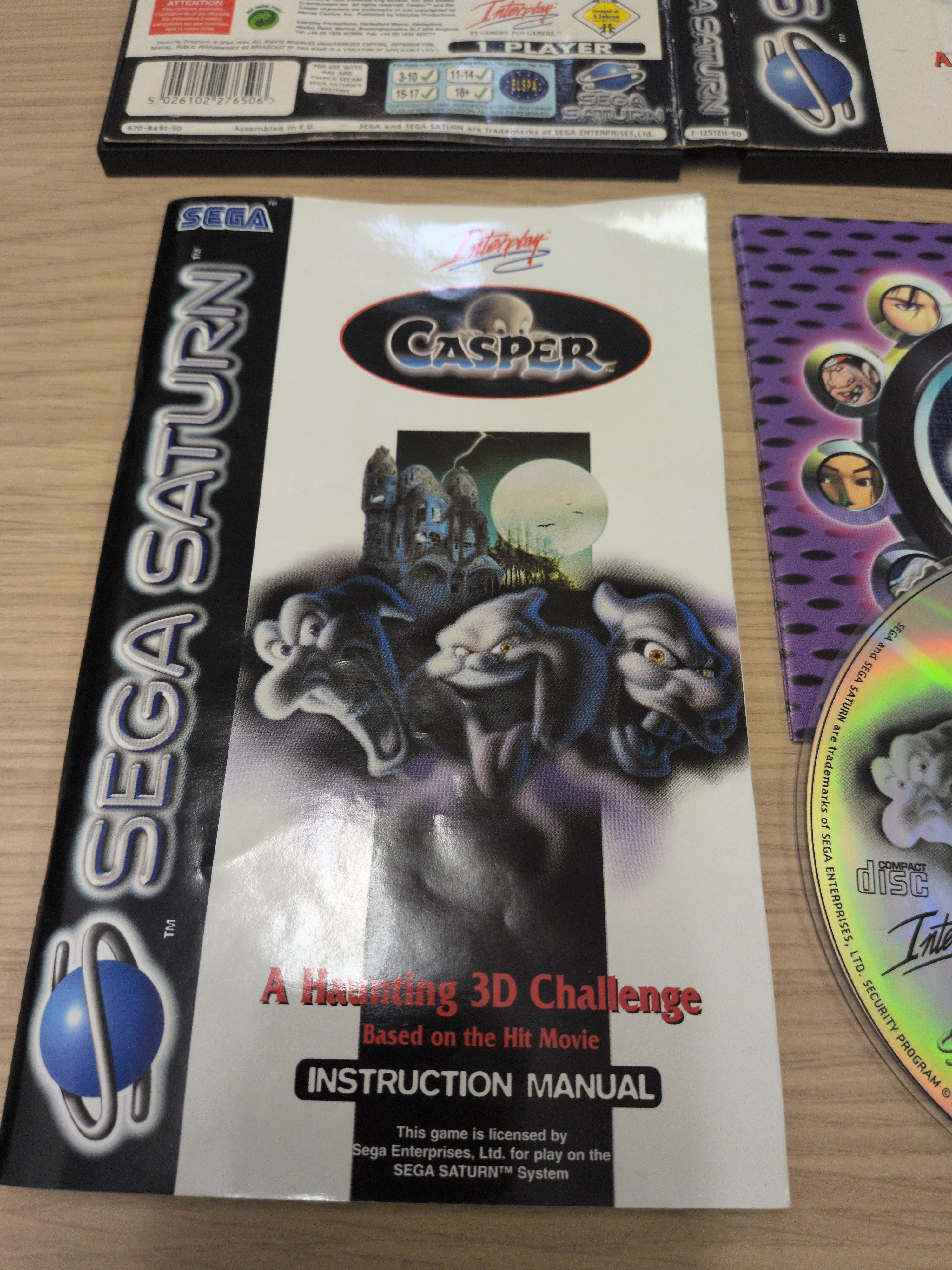 Casper Sega Saturn game