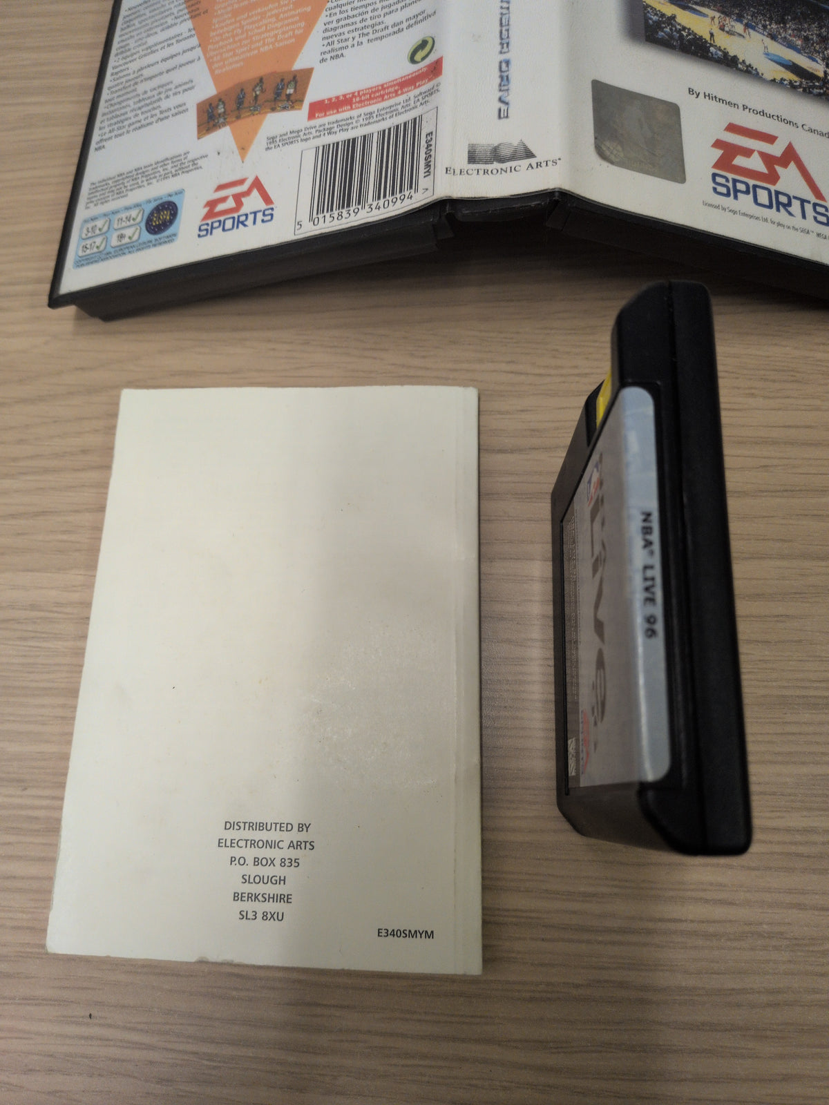 NBA Live '96 Sega Mega Drive game