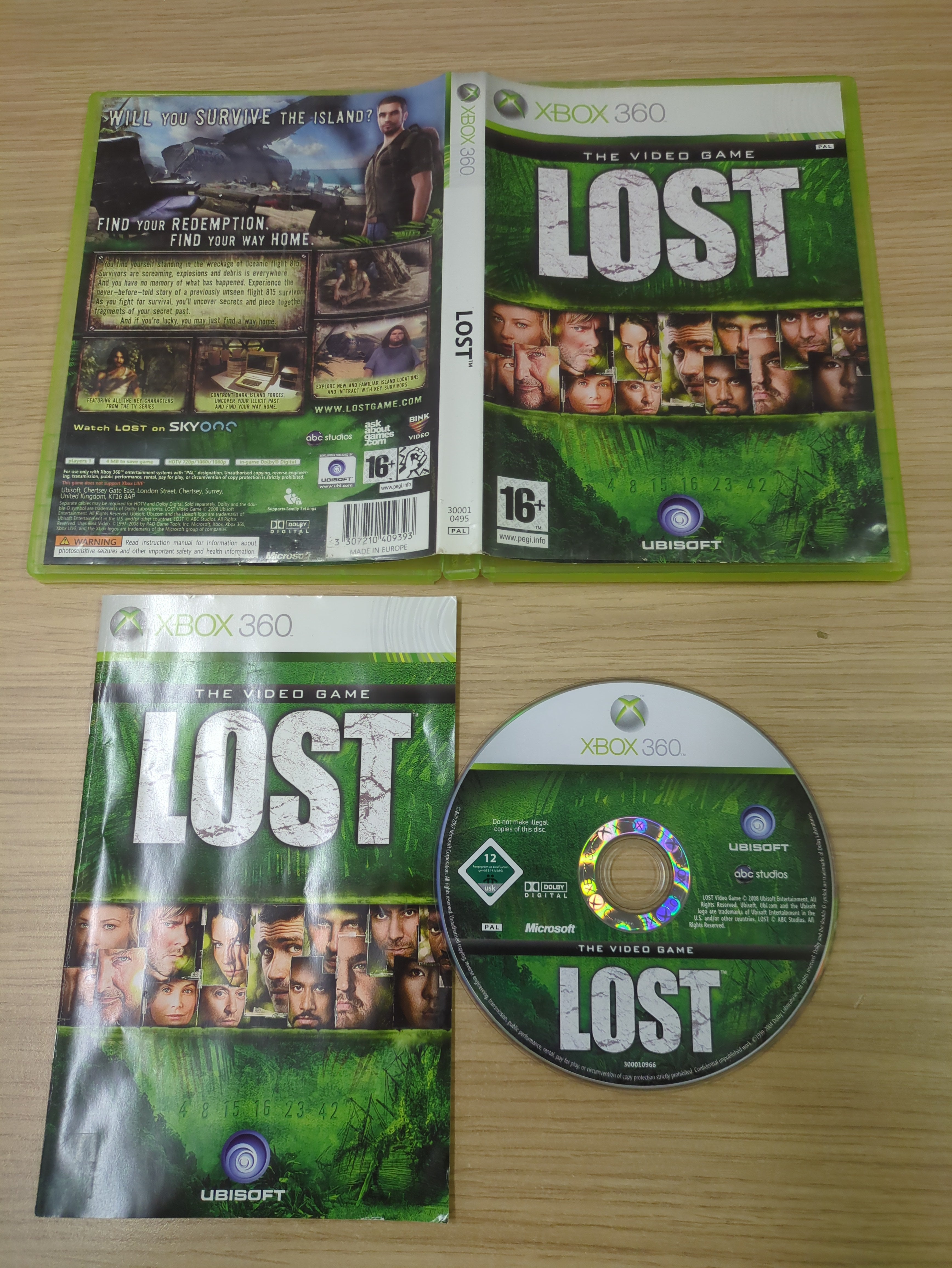 Lost Xbox 360 game