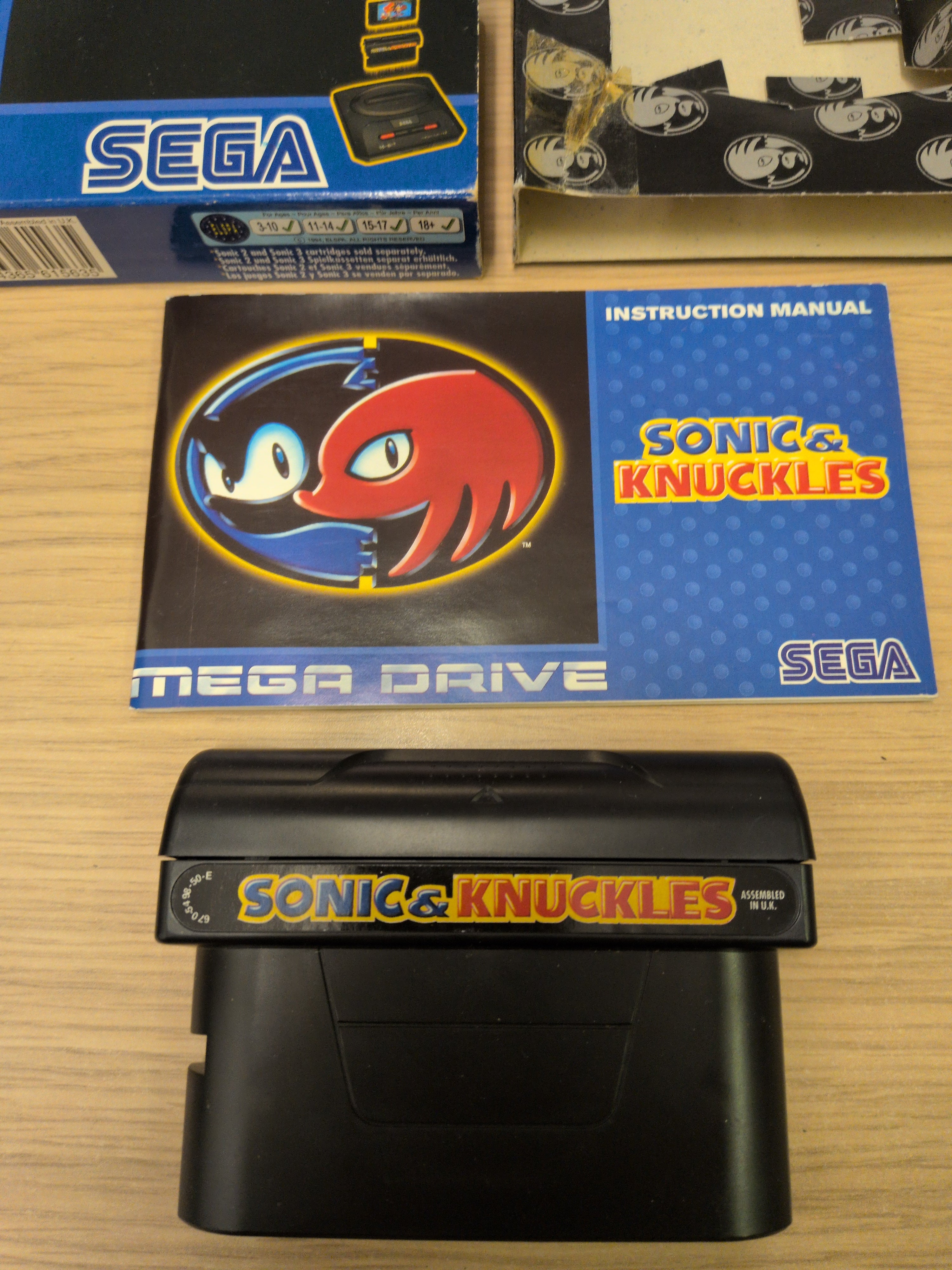 Sonic & Knuckles Sega Mega Drive game
