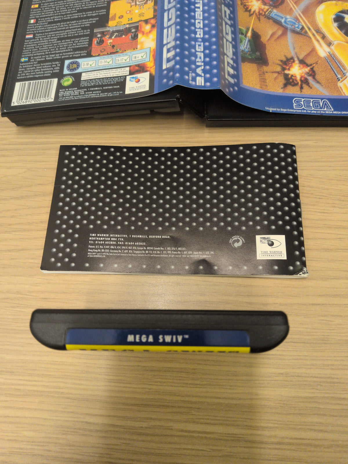 Mega Swiv Sega Mega Drive game