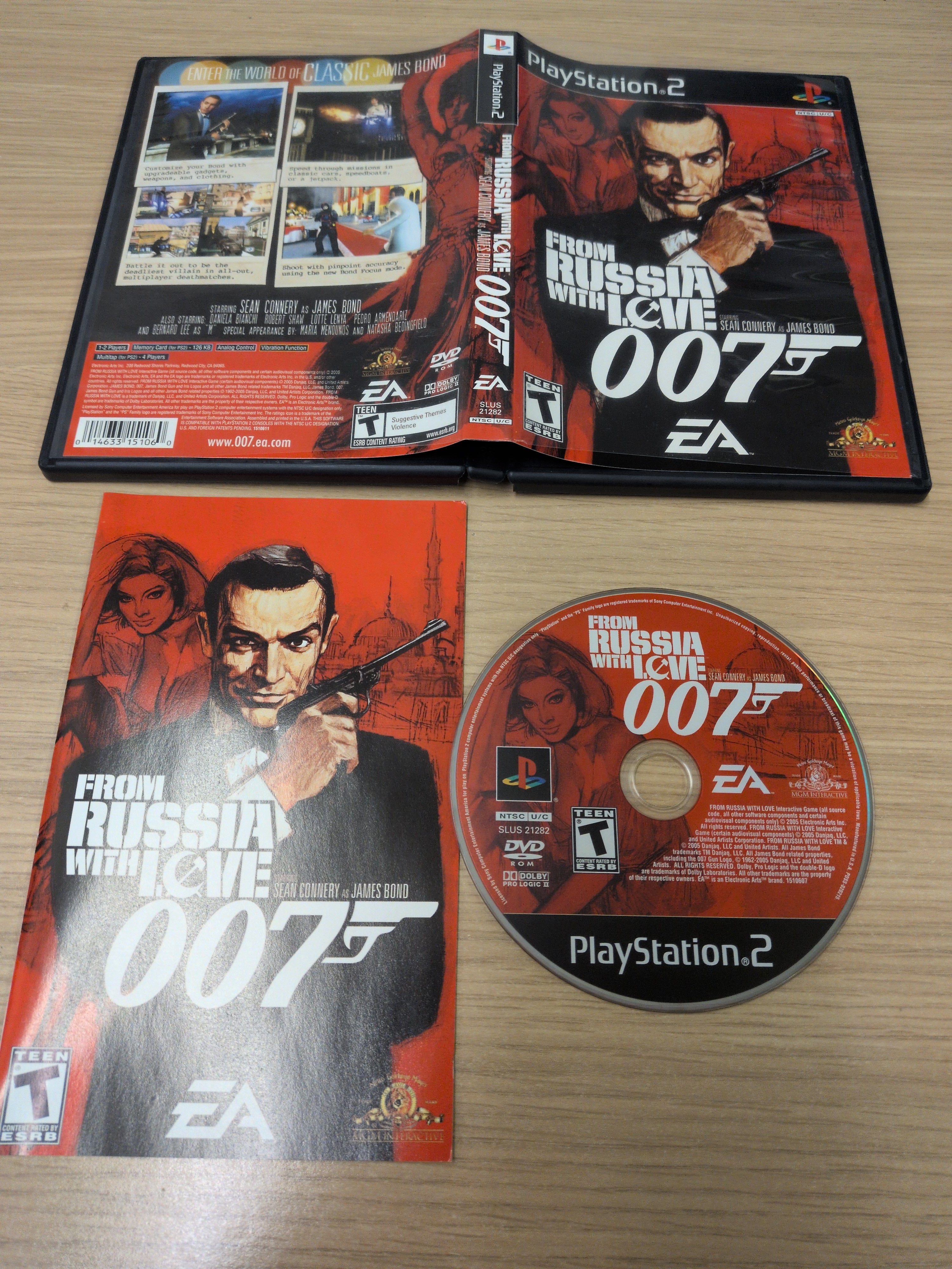 From Russia With Love Sony PS2 game NTSC