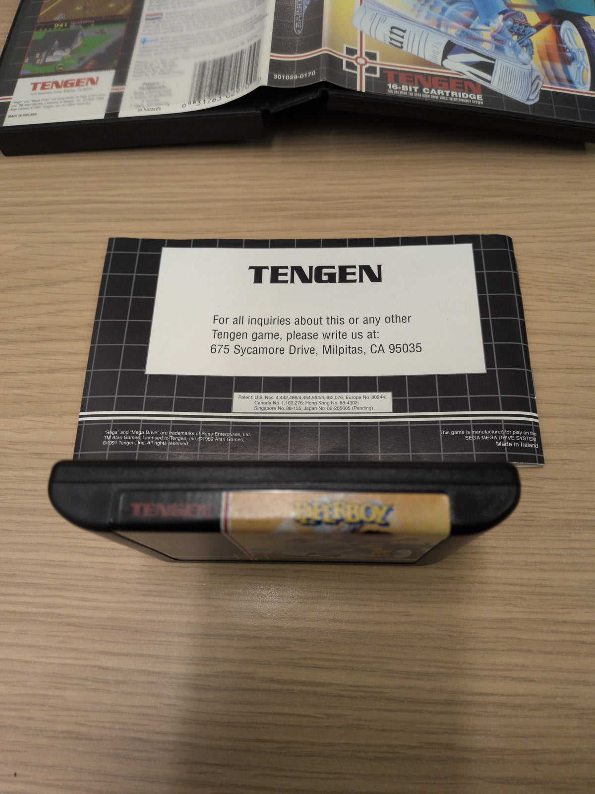Paperboy Sega Mega Drive game