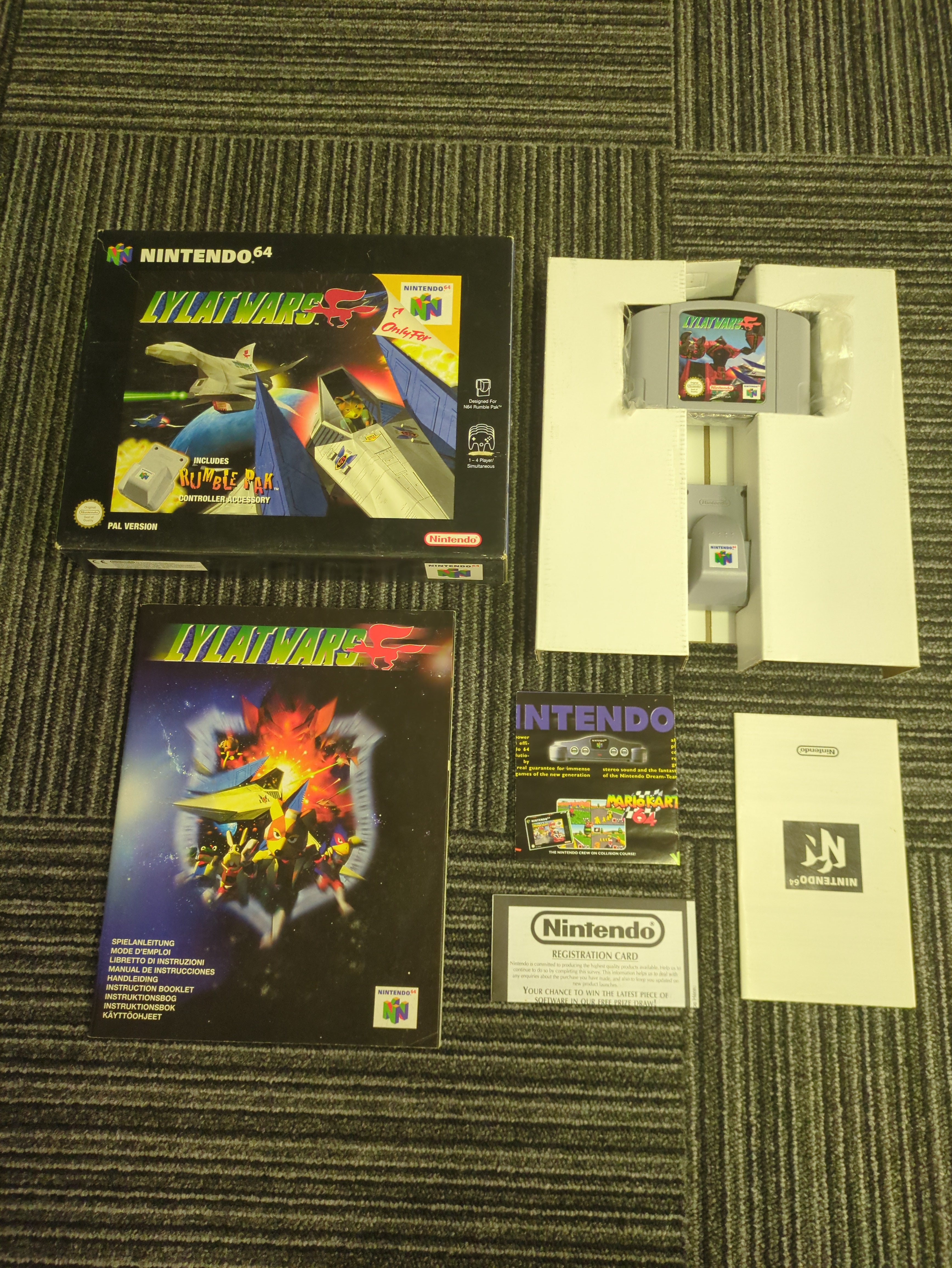 Lylat Wars Nintendo N64 game