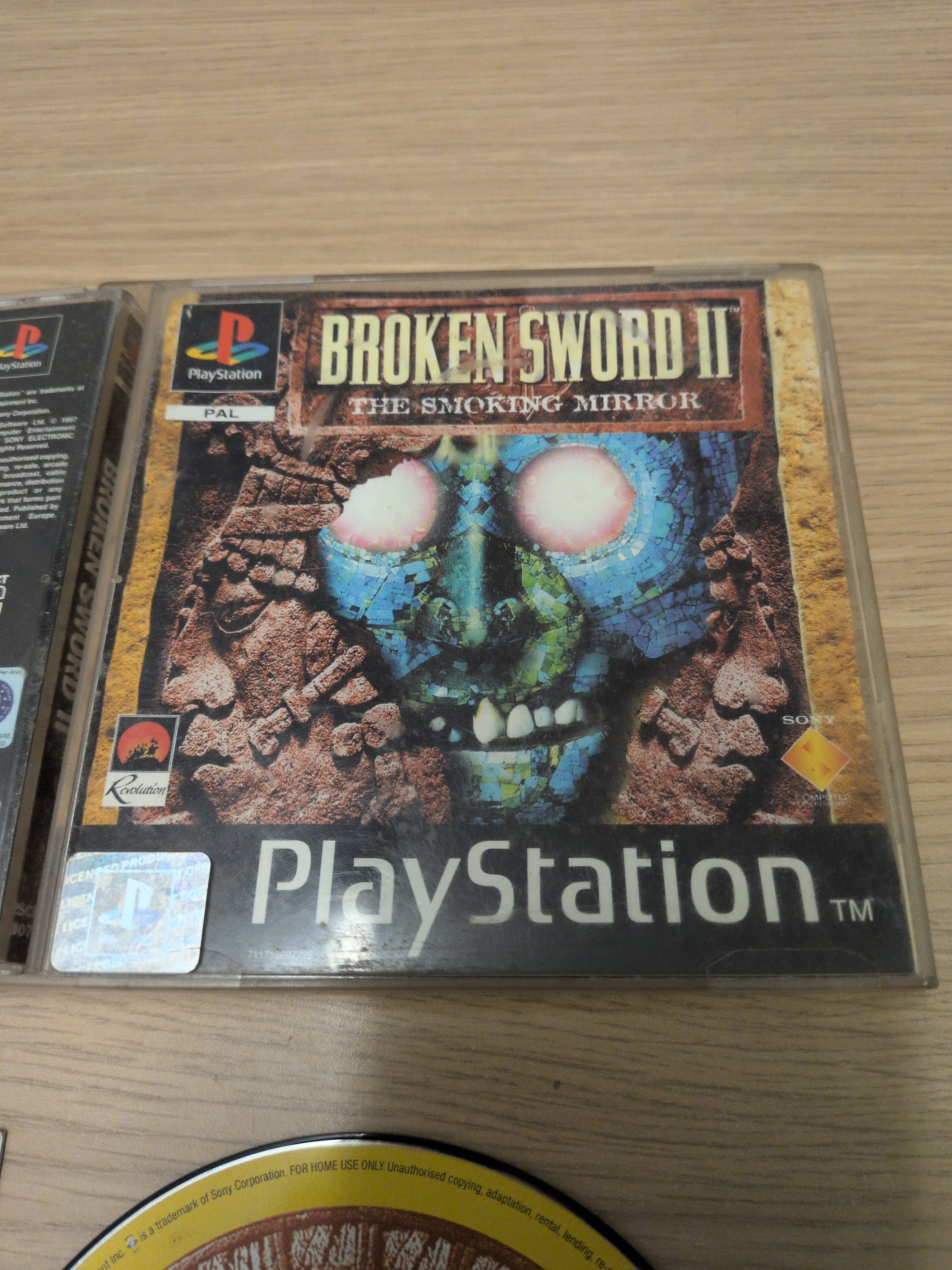 Broken Sword II Sony PS1 game