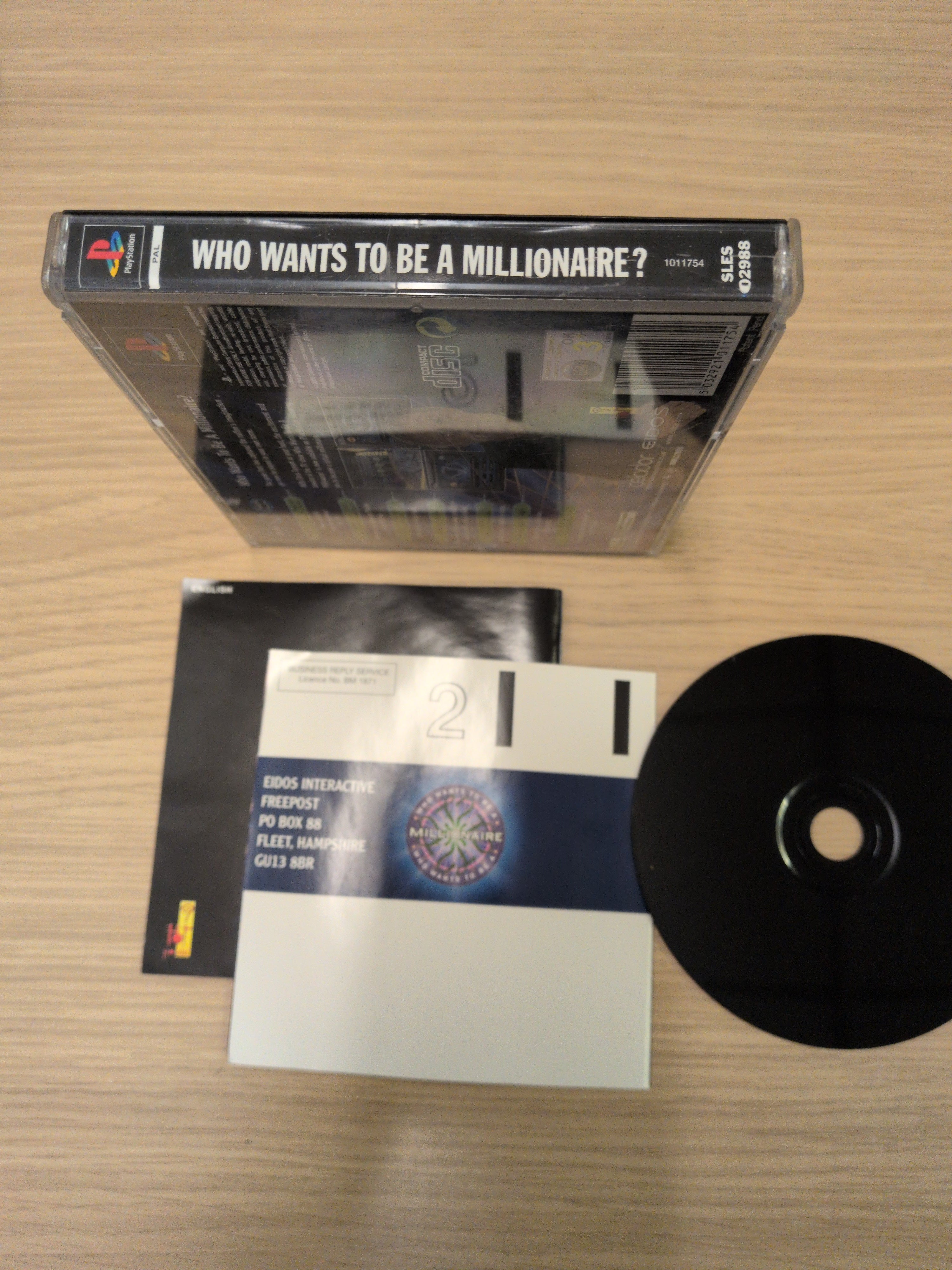 Who Wants to Be A Millionaire Sony PS1 game