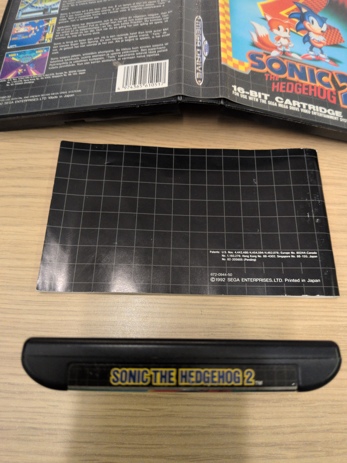 Sonic The Hedgehog 2 Sega Mega Drive game