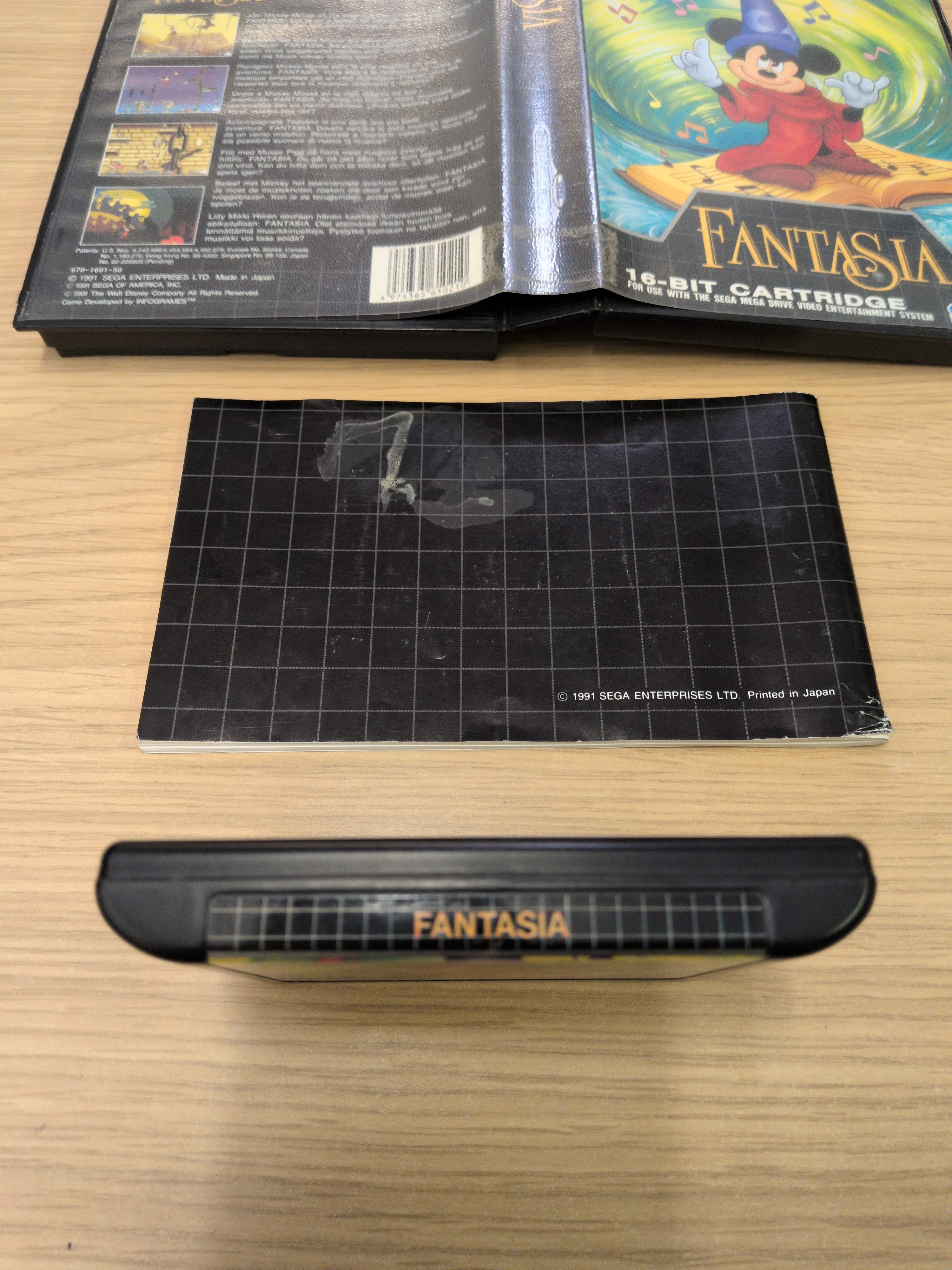 Fantasia (Disney's) Sega Mega Drive Disney game