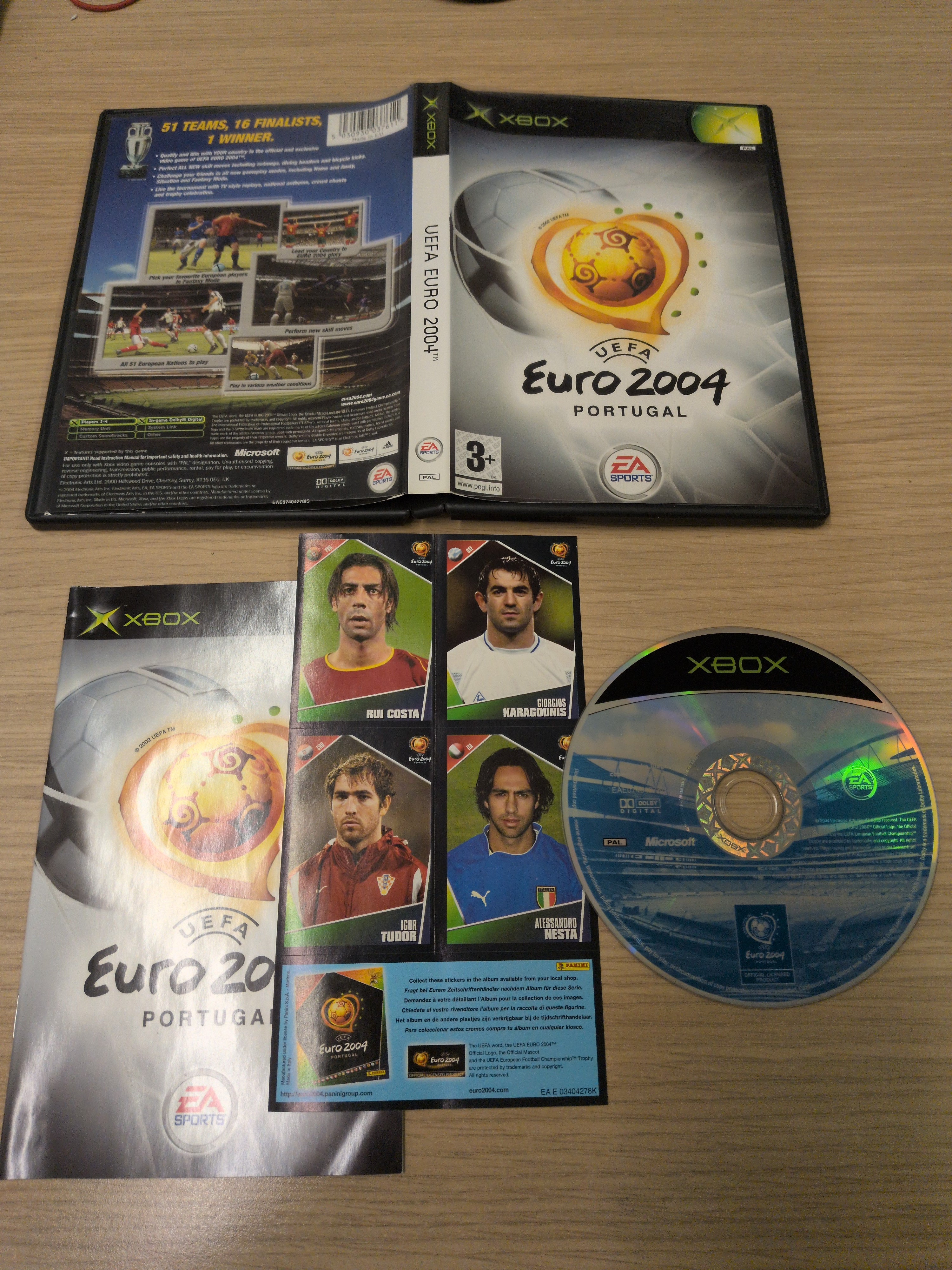 UEFA Euro 2004 original Xbox game