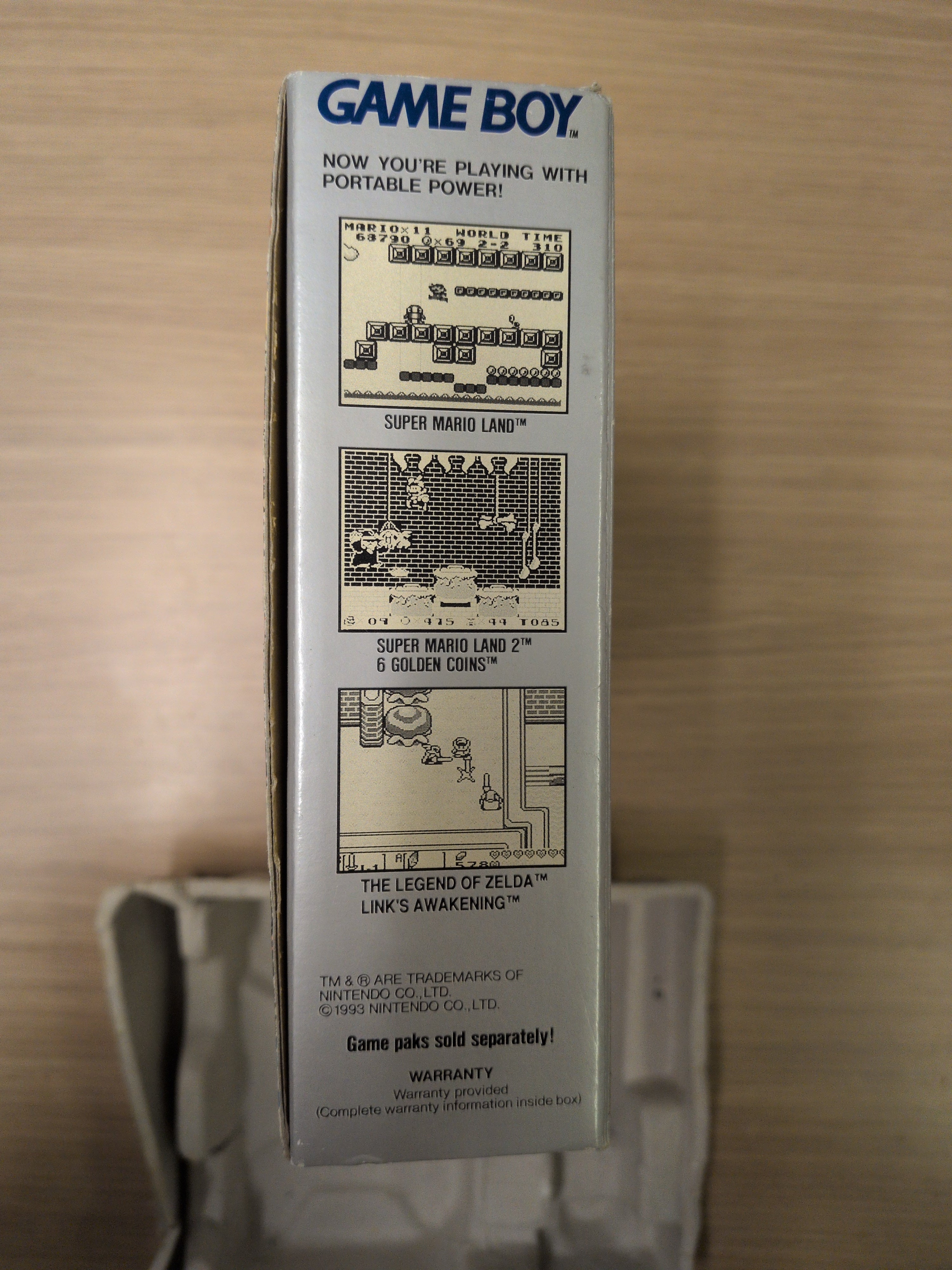 Nintendo Game Boy Handheld Console DMG-01 Super Mario Land Pak boxed