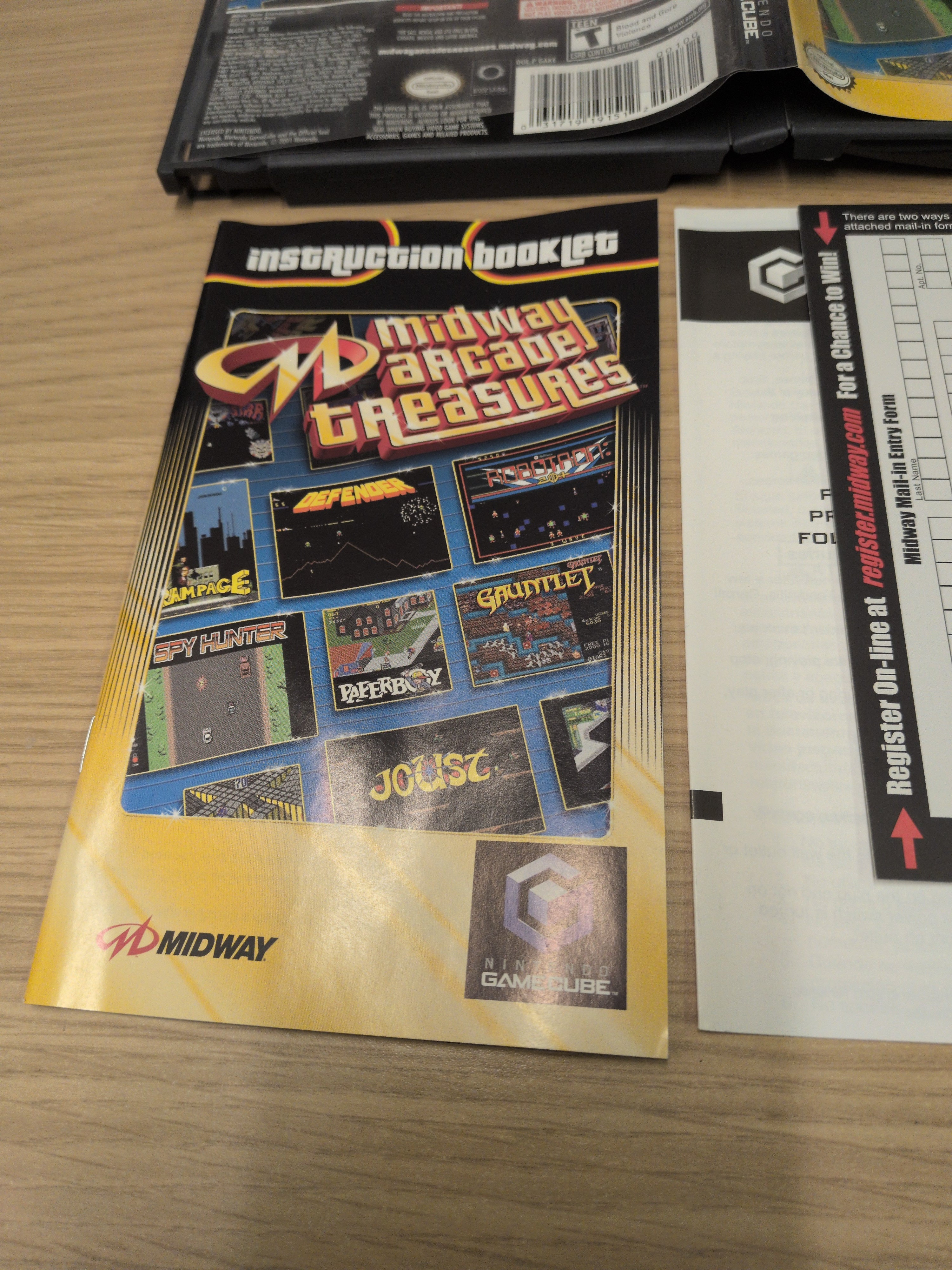 Midway Arcade Treasures GameCube game NTSC