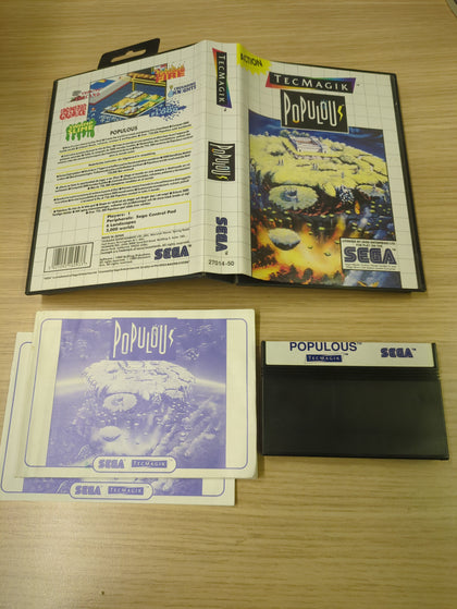 Populous Sega Master System game